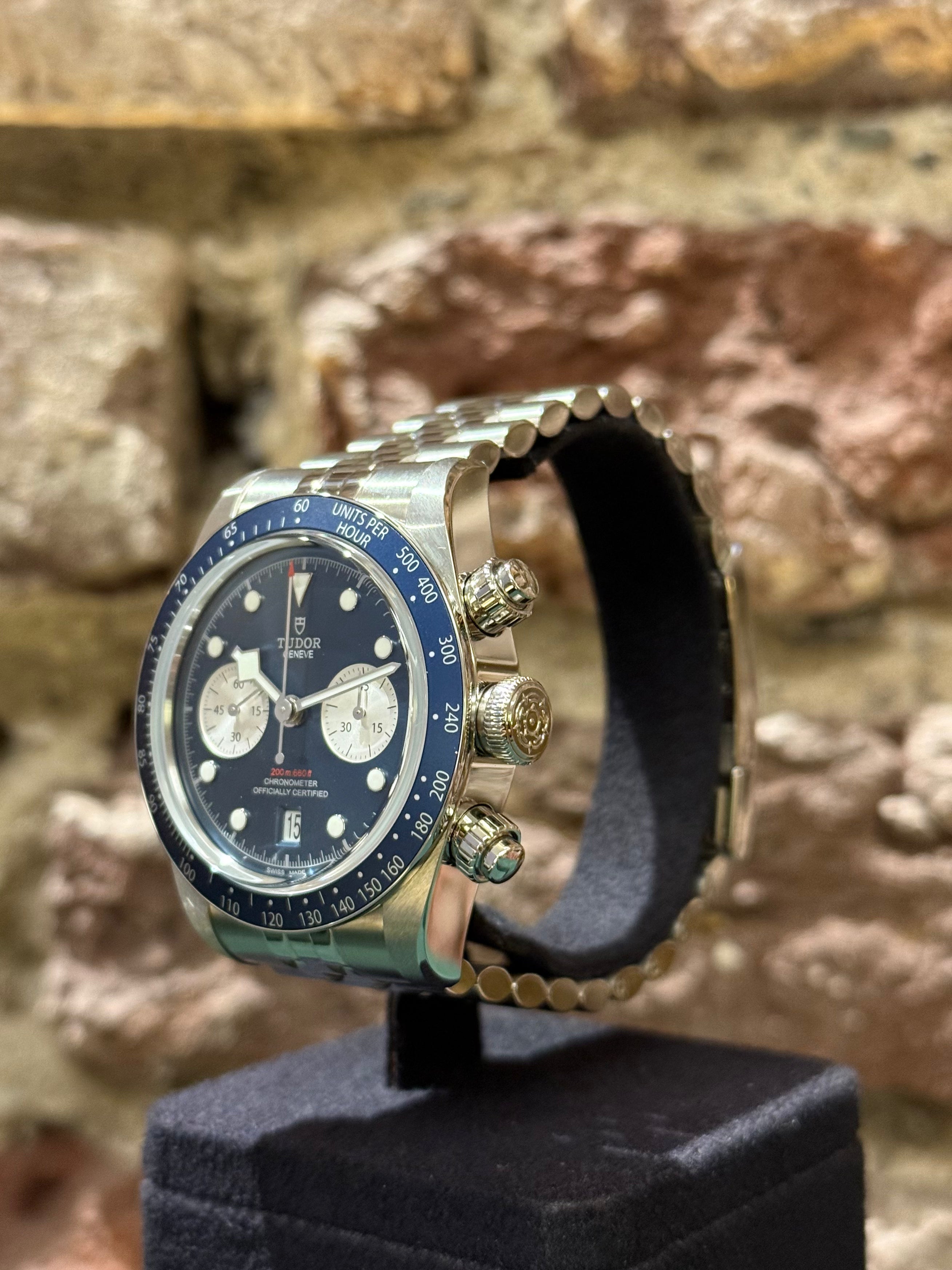 Tudor Black Bay Chronograph - Blaues Ziffernblatt, Modell 2025, Ref.79360B