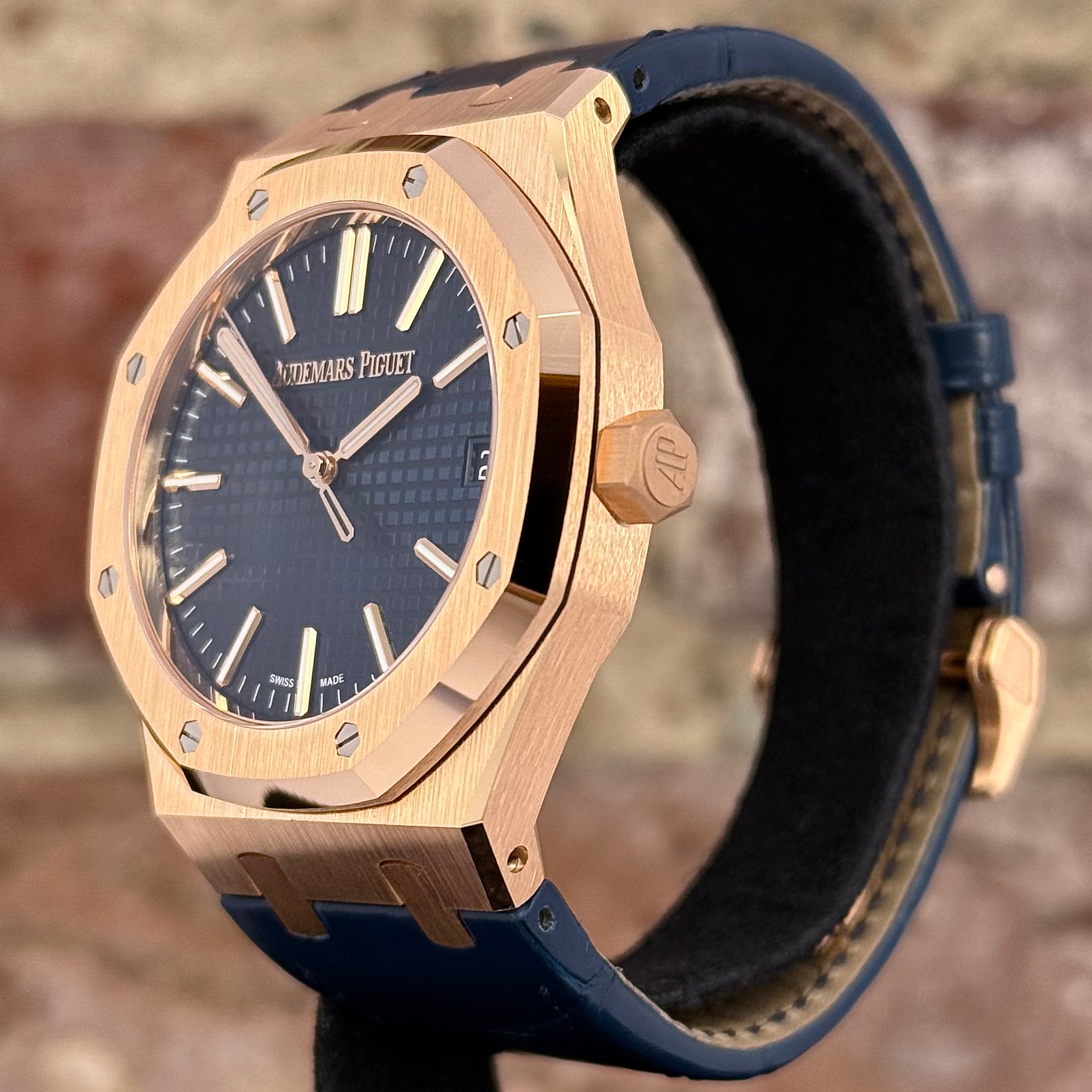 Audemars Piguet 41 - Blaues Zifferblatt, Modell 2026, Ref.15510OR.OO.D315CR.02