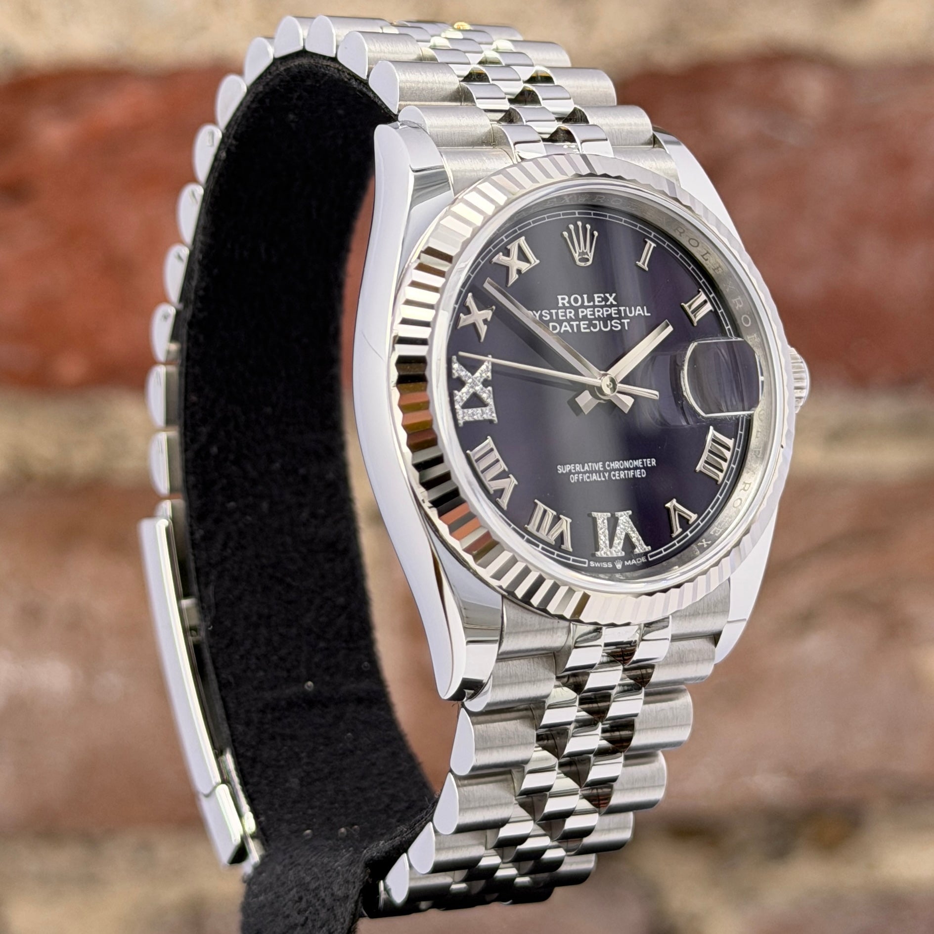 Rolex Datejust 36 -Auberginenfarbiges Ziffernblatt, Modell 2026, Ref. 126234