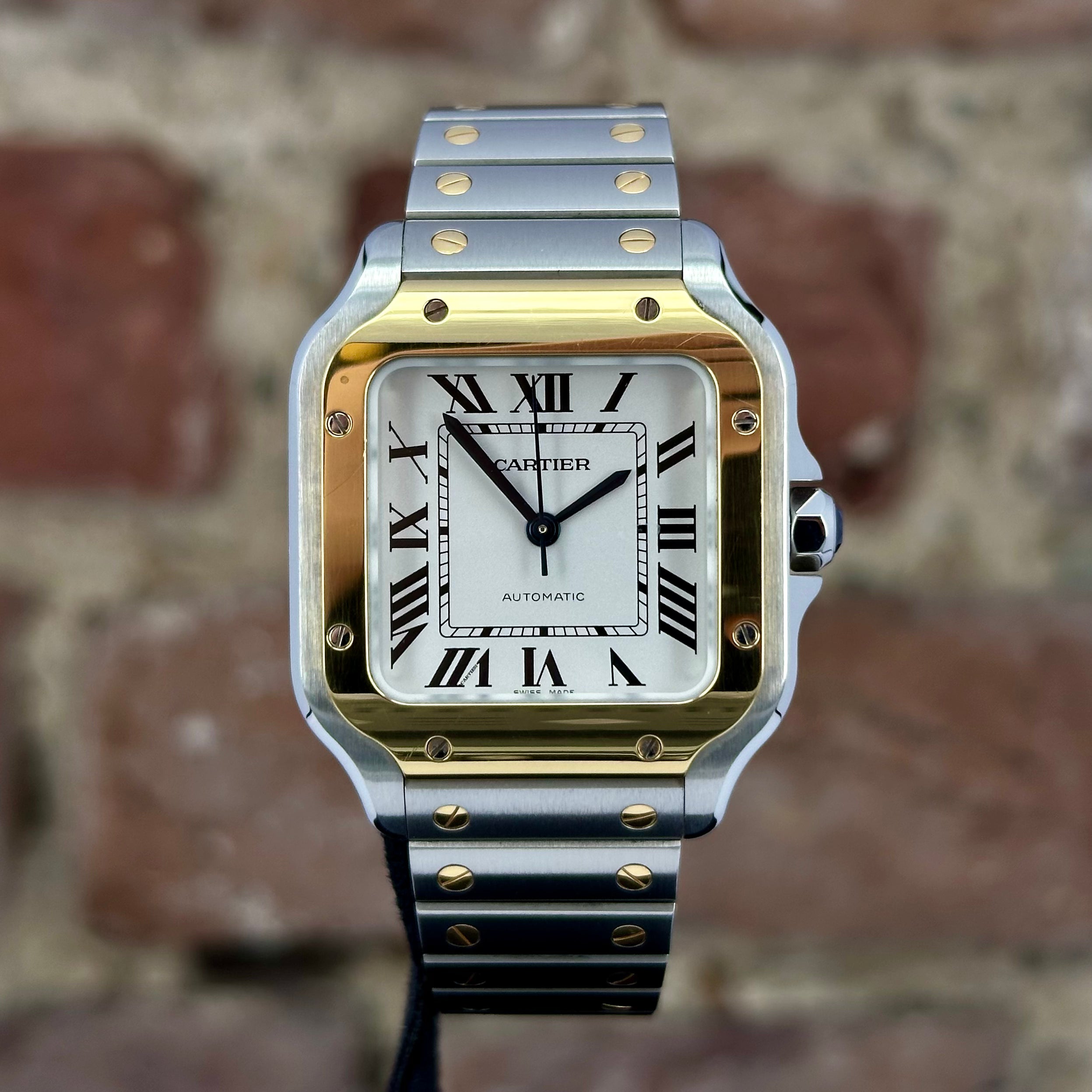 Cartier Santos - Weißes Zifferblatt, Modell 2022, Ref. W2SA0016