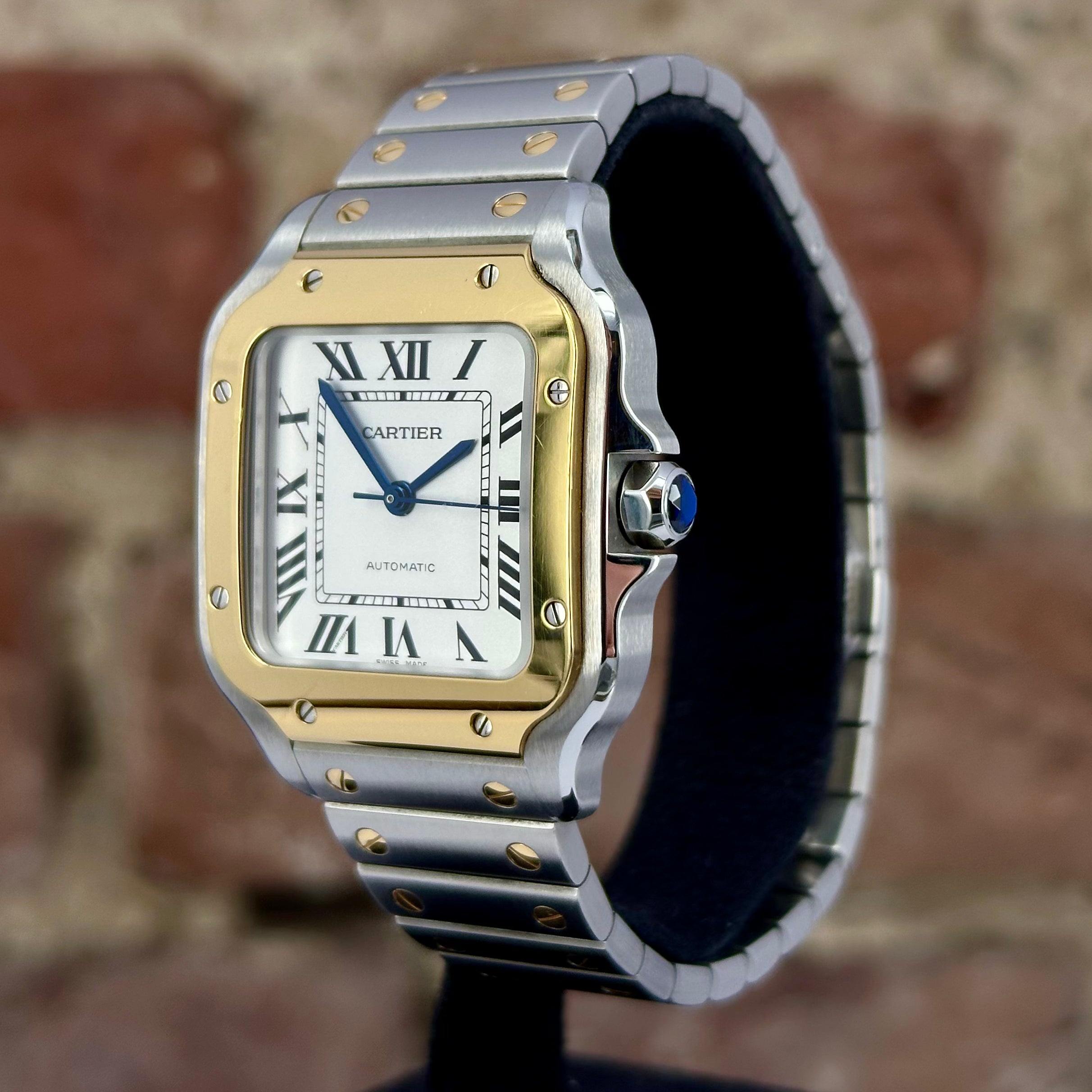 Cartier Santos - Weißes Zifferblatt, Modell 2022, Ref. W2SA0016