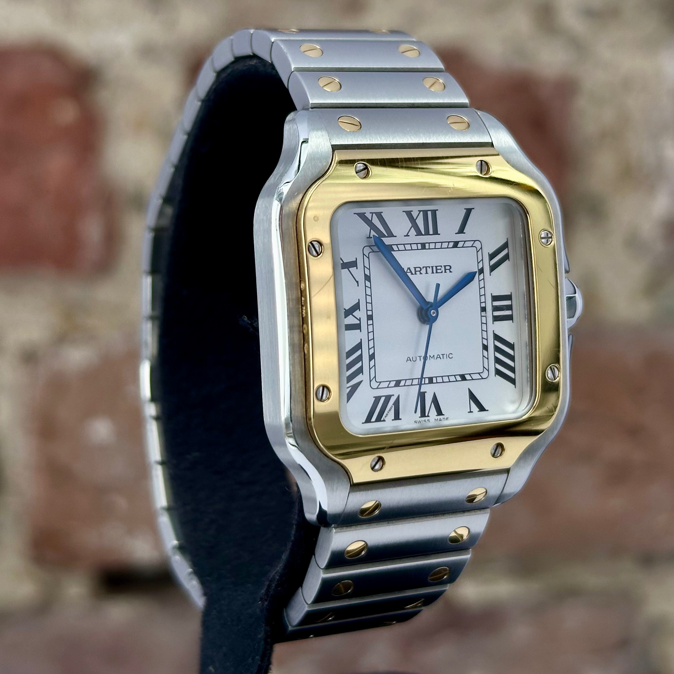 Cartier Santos - Weißes Zifferblatt, Modell 2022, Ref. W2SA0016