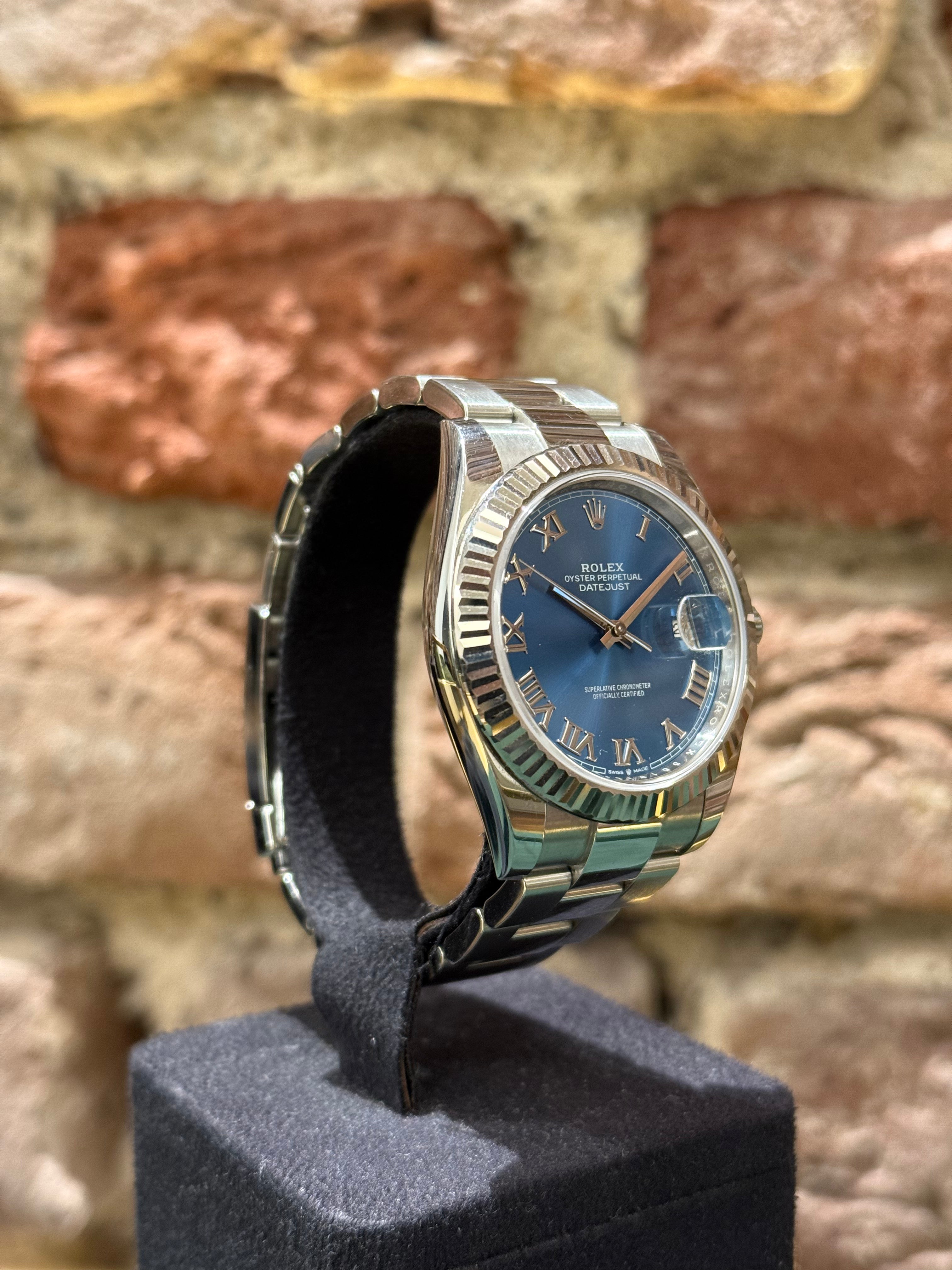 Rolex Datejust 41 - Blaues Zifferblatt, Modell 2021, Ref. 126334