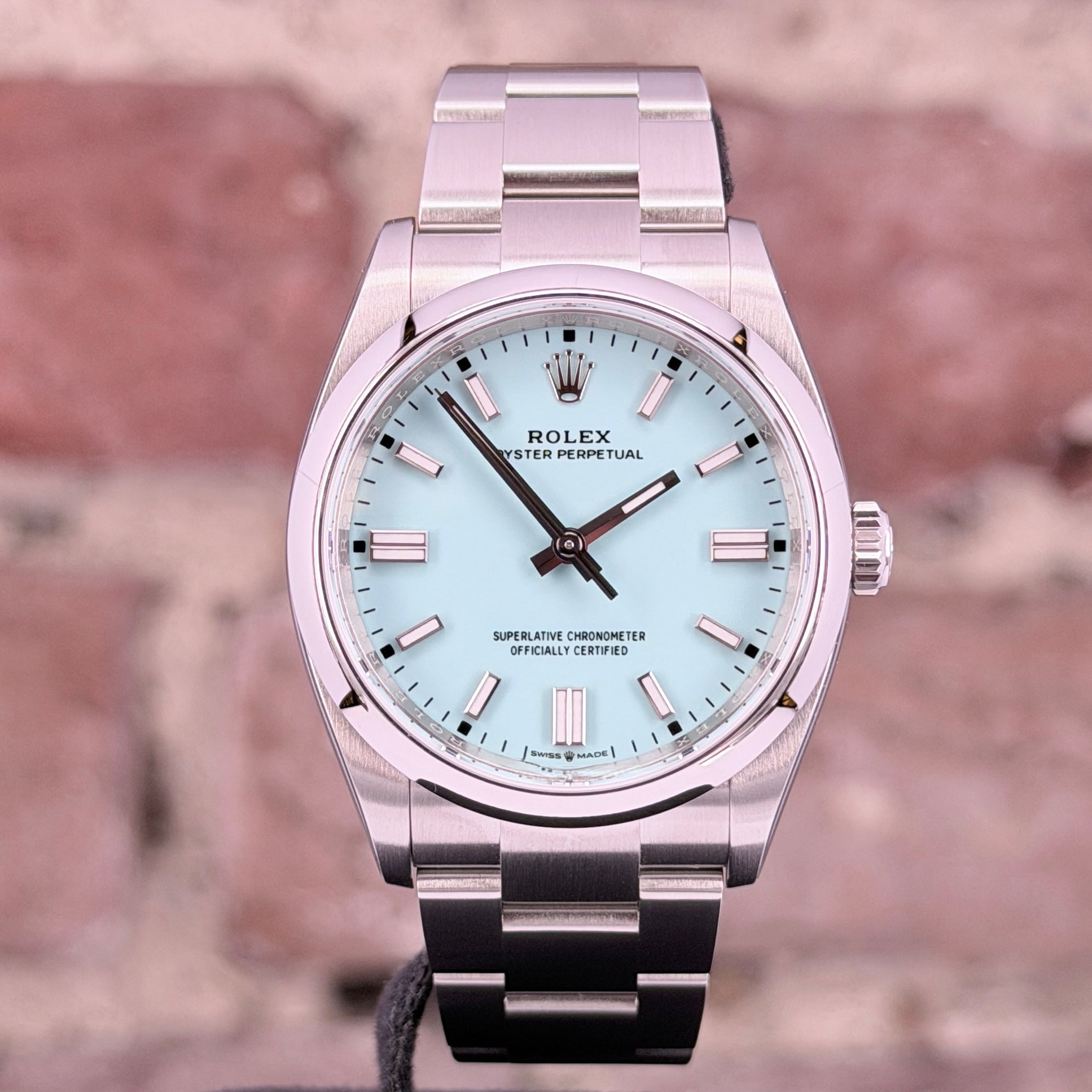 Rolex Oyster Perpetual 36 - Türkises Zifferblatt Tiffany, Modell 2026, Ref.126000