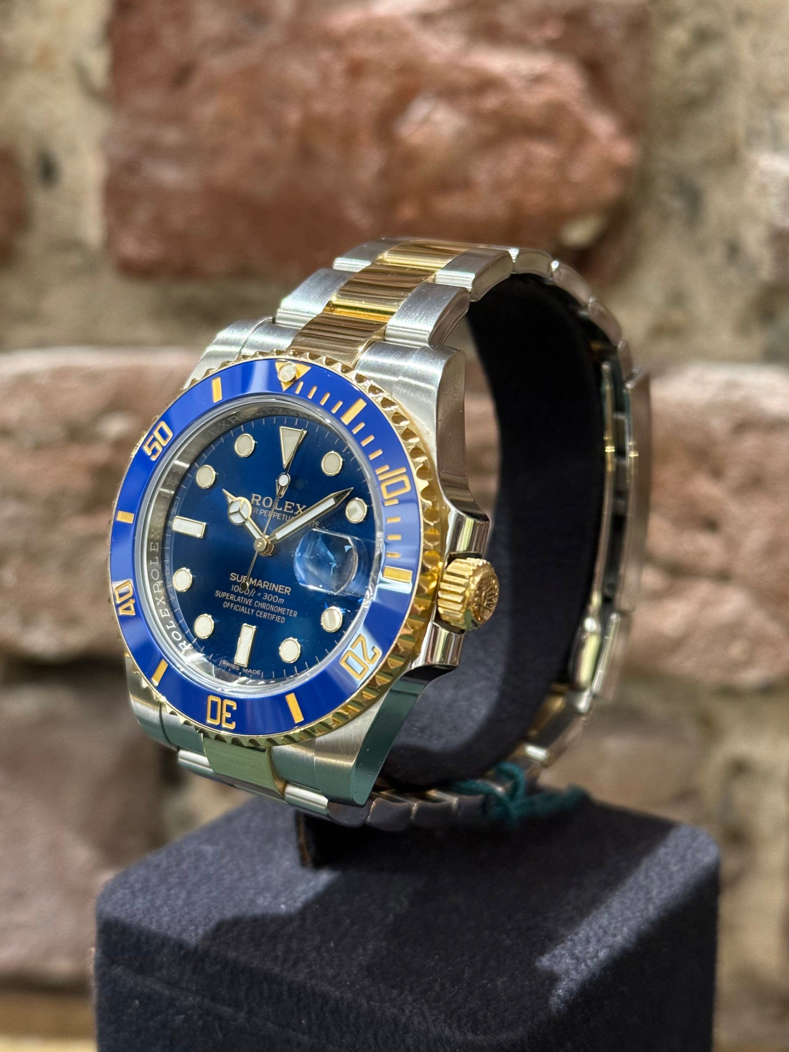 Rolex Submariner 40 - Blaues Zifferblatt, Modell 2018, Ref.116613LB