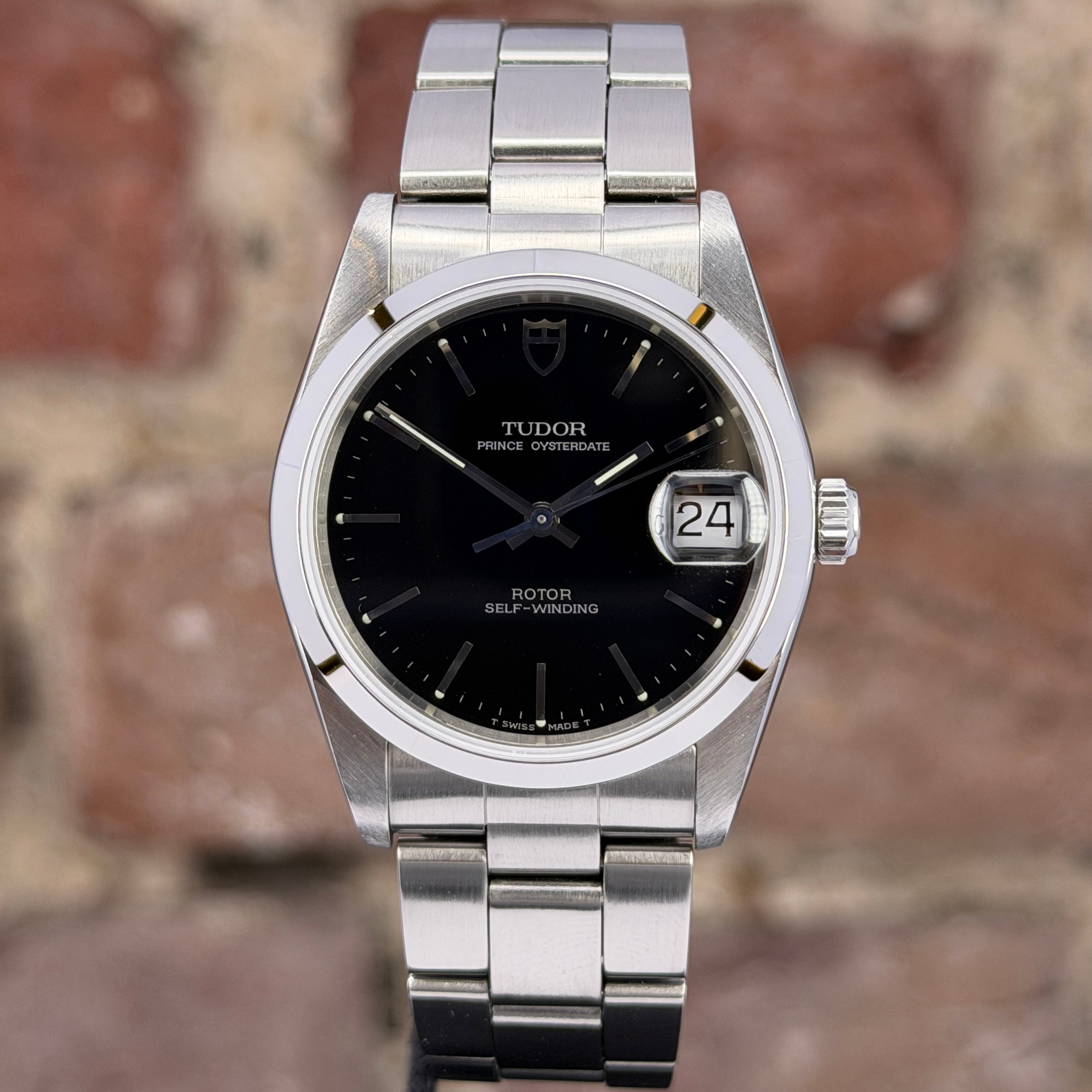 Tudor Prince Date - Schwarzes Zifferblatt, Modell 1997, Ref. 74000N