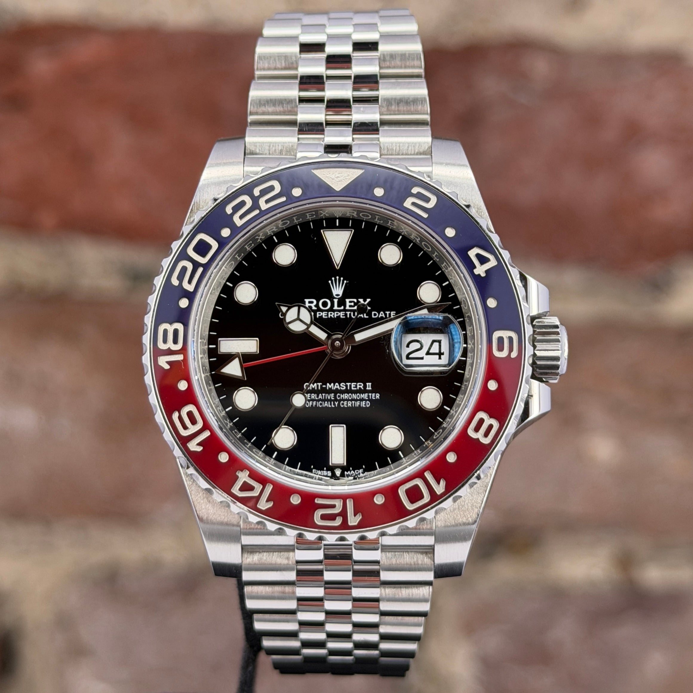 Rolex Gmt Master II - Schwarzes Zifferblatt, Modell 2020, Ref.126710BLRO