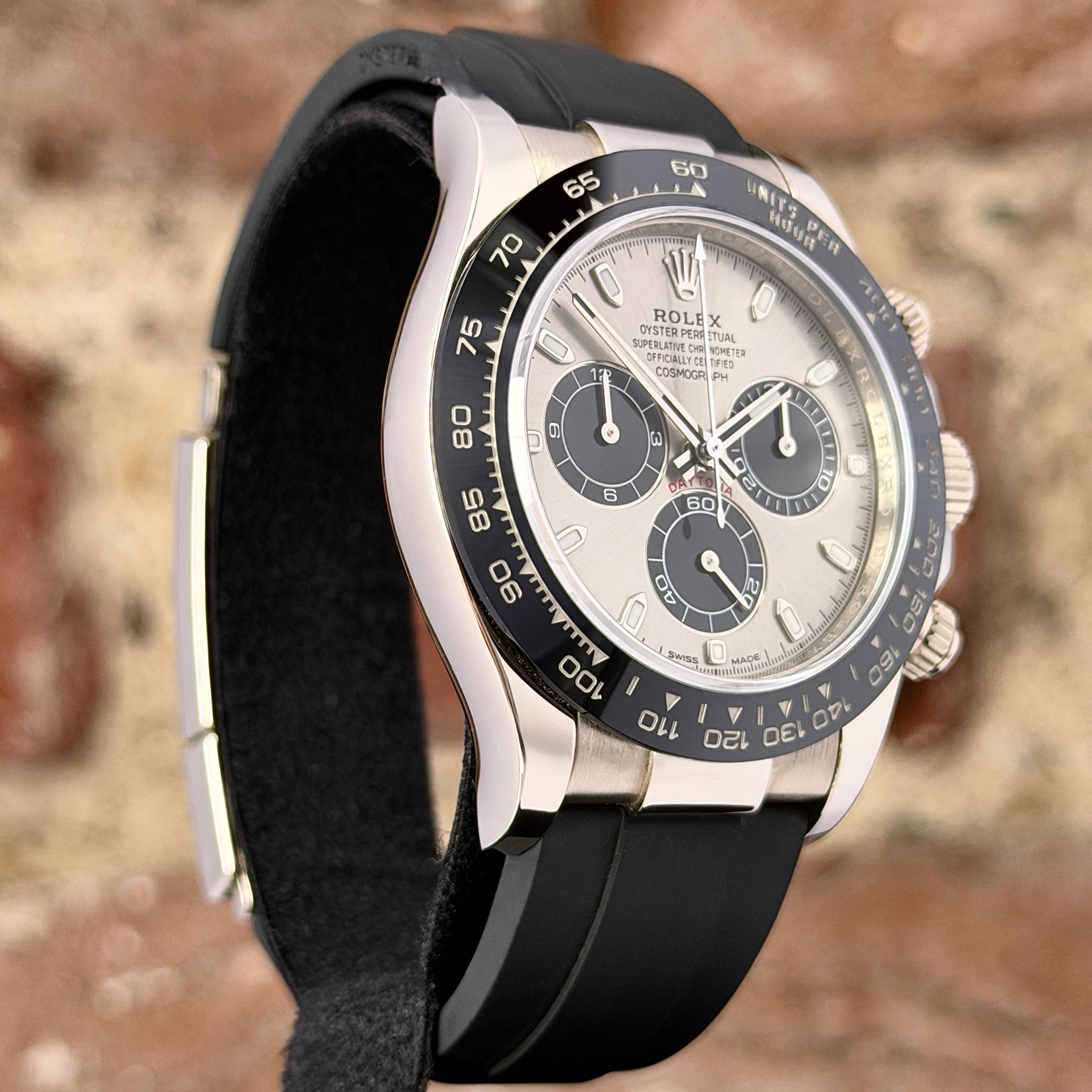 Rolex Daytona 40 – Silbernes "Ghost" Zifferblatt, Modell 2020, Ref. 116519LN