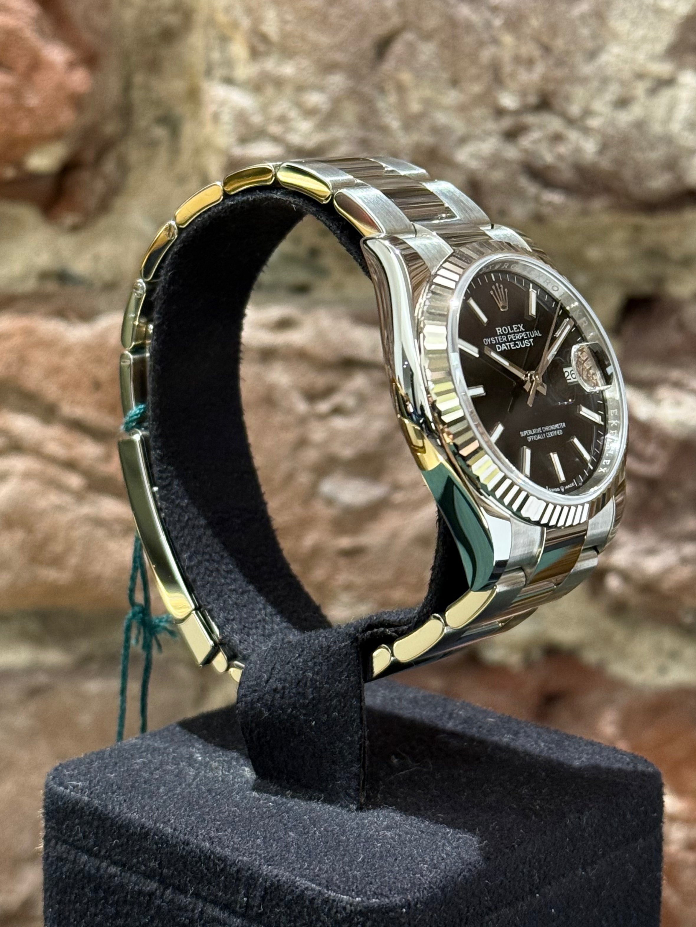 Rolex Datejust 36 - Schwarzes Ziffernblatt, Modell 2024, Ref. 126234