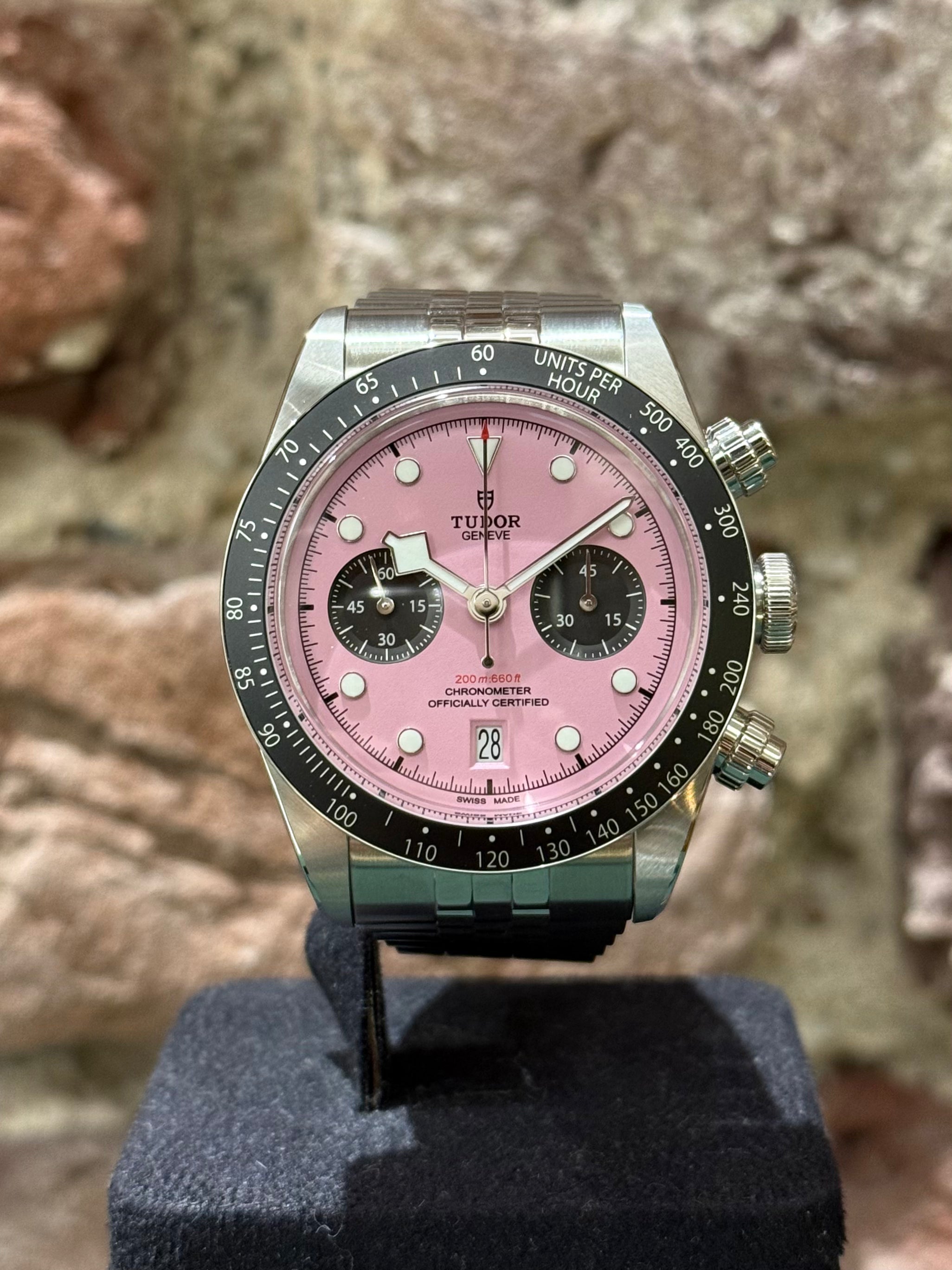 Tudor Black Bay Pro 41 - Pinkes Zifferblatt, Modell 2025, Ref.79360N