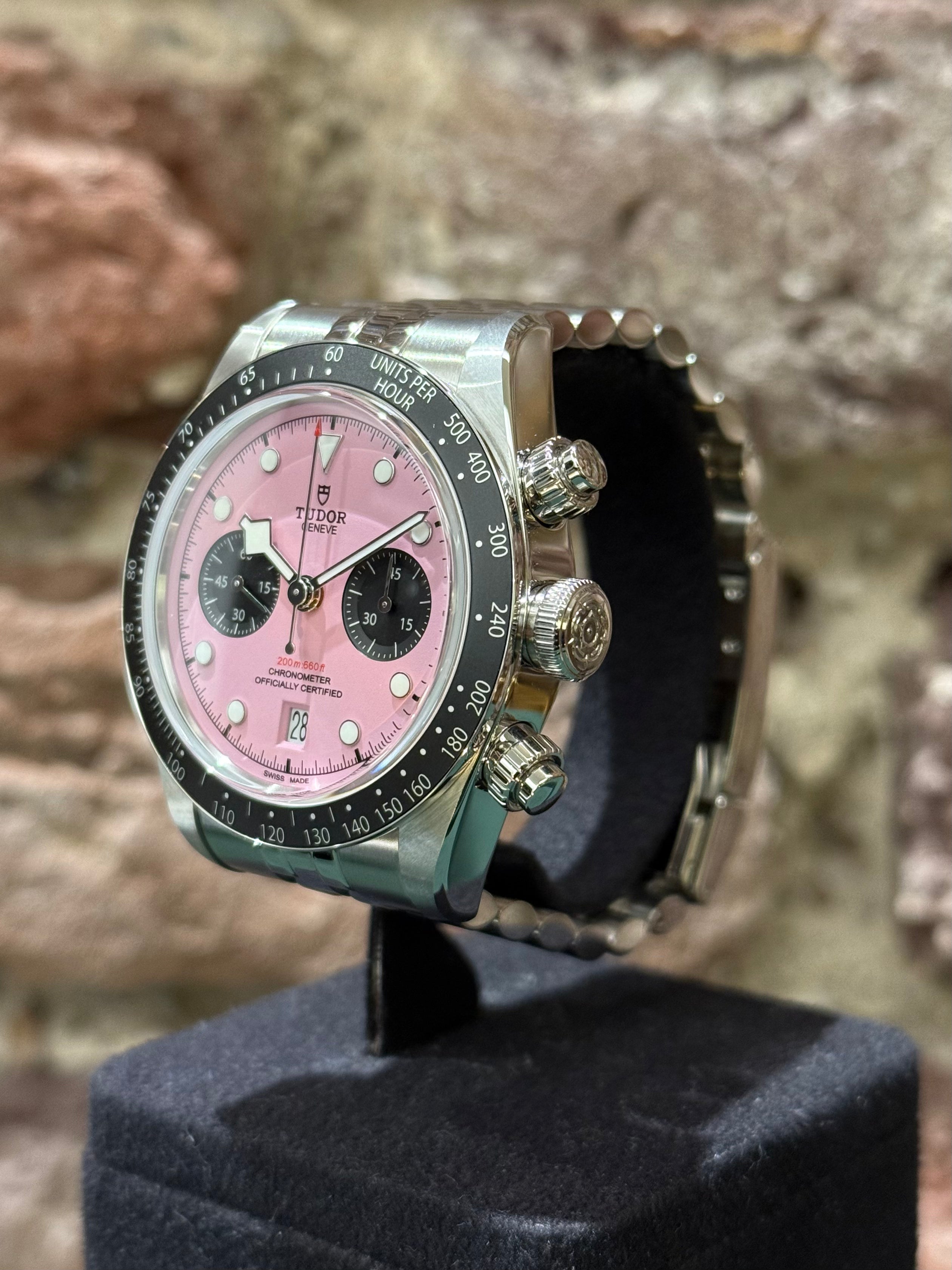 Tudor Black Bay Pro 41 - Pinkes Zifferblatt, Modell 2025, Ref.79360N