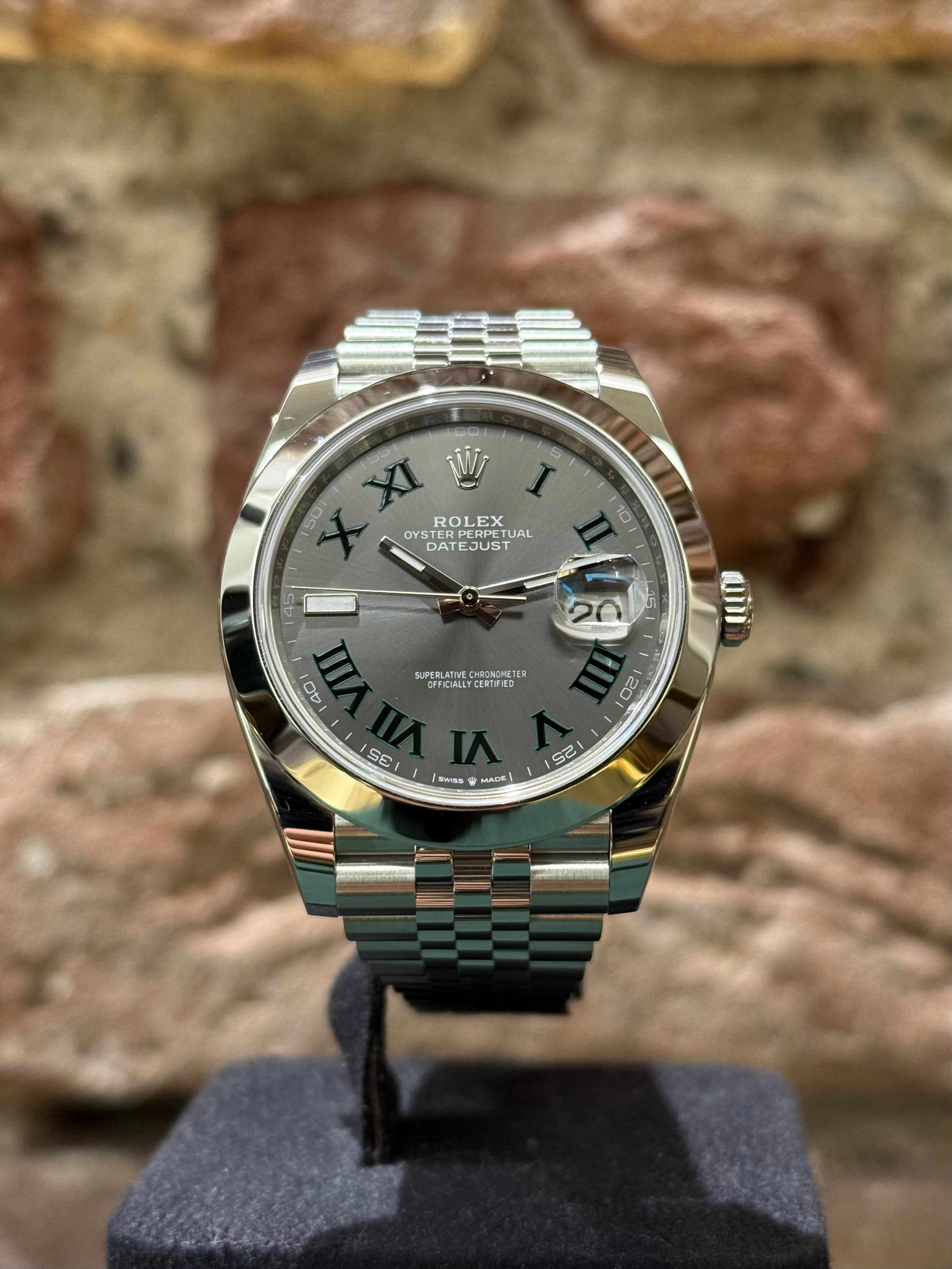 Rolex Datejust 41, Graues Zifferblatt Wimbledon, Modell 2025, Ref.126300