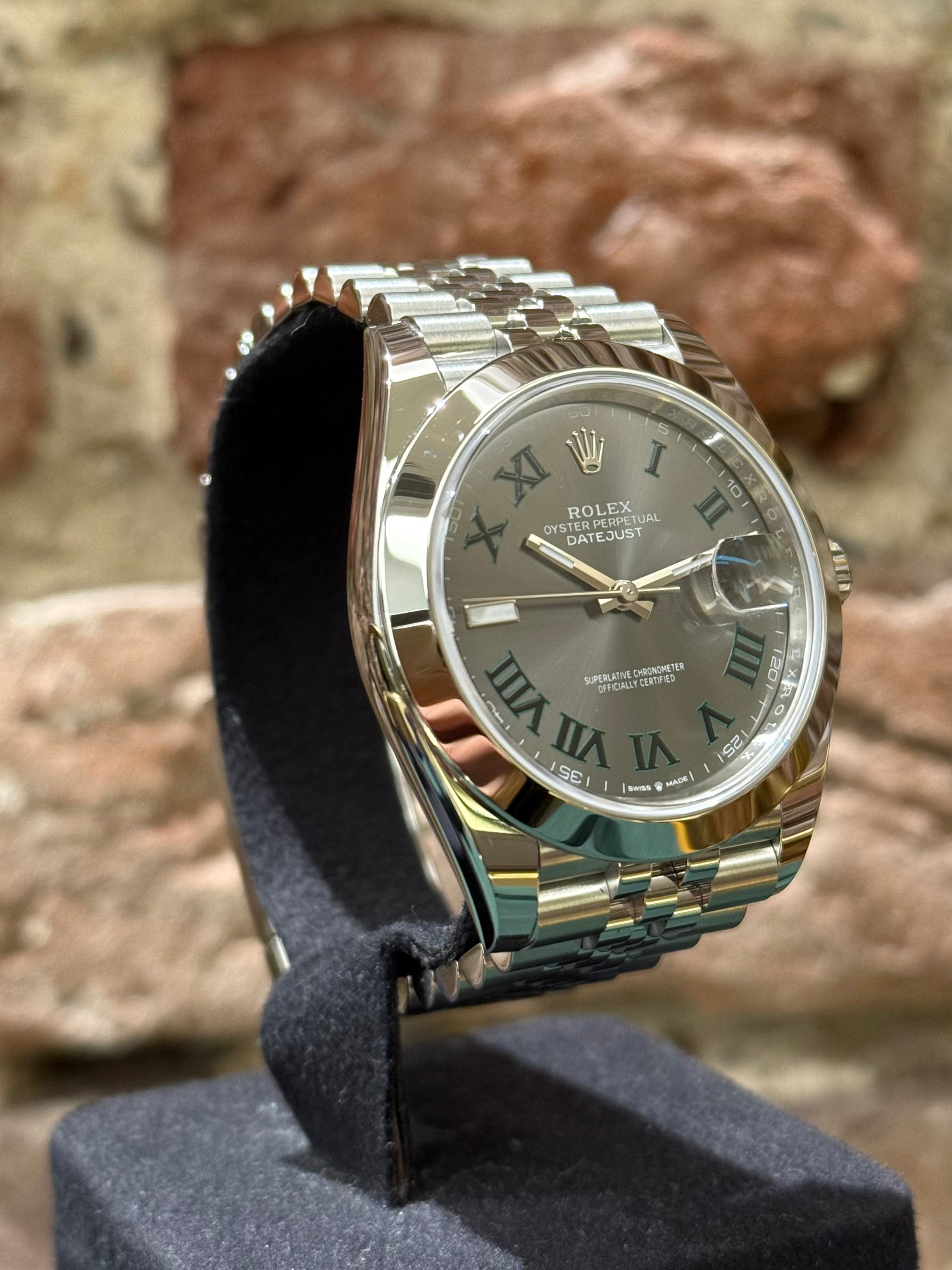 Rolex Datejust 41, Graues Zifferblatt Wimbledon, Modell 2025, Ref.126300