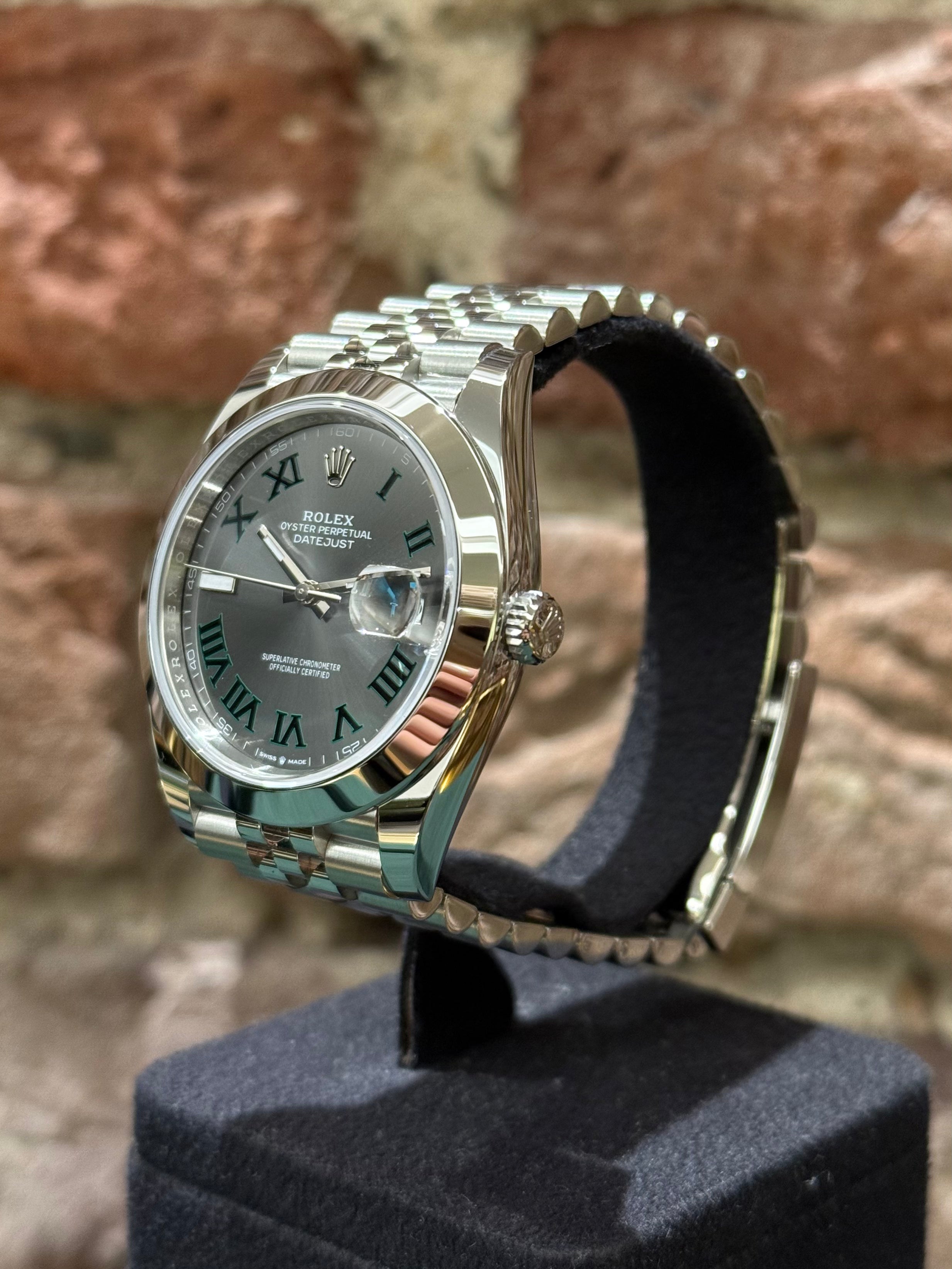 Rolex Datejust 41, Graues Zifferblatt Wimbledon, Modell 2025, Ref.126300