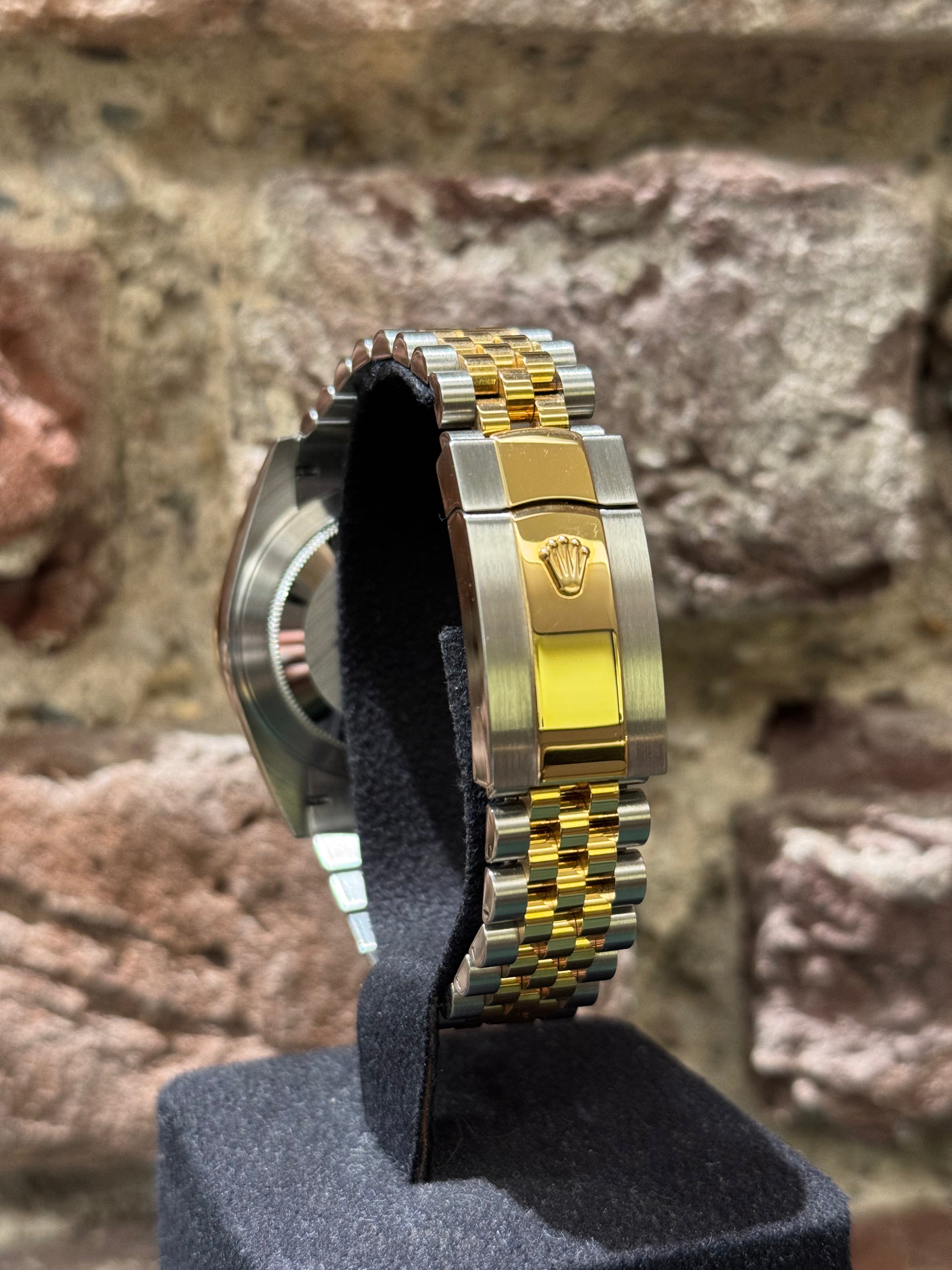 Rolex Datejust 41 - Champagner Zifferblatt mit Diamanten, Modell 2023, Ref.126333