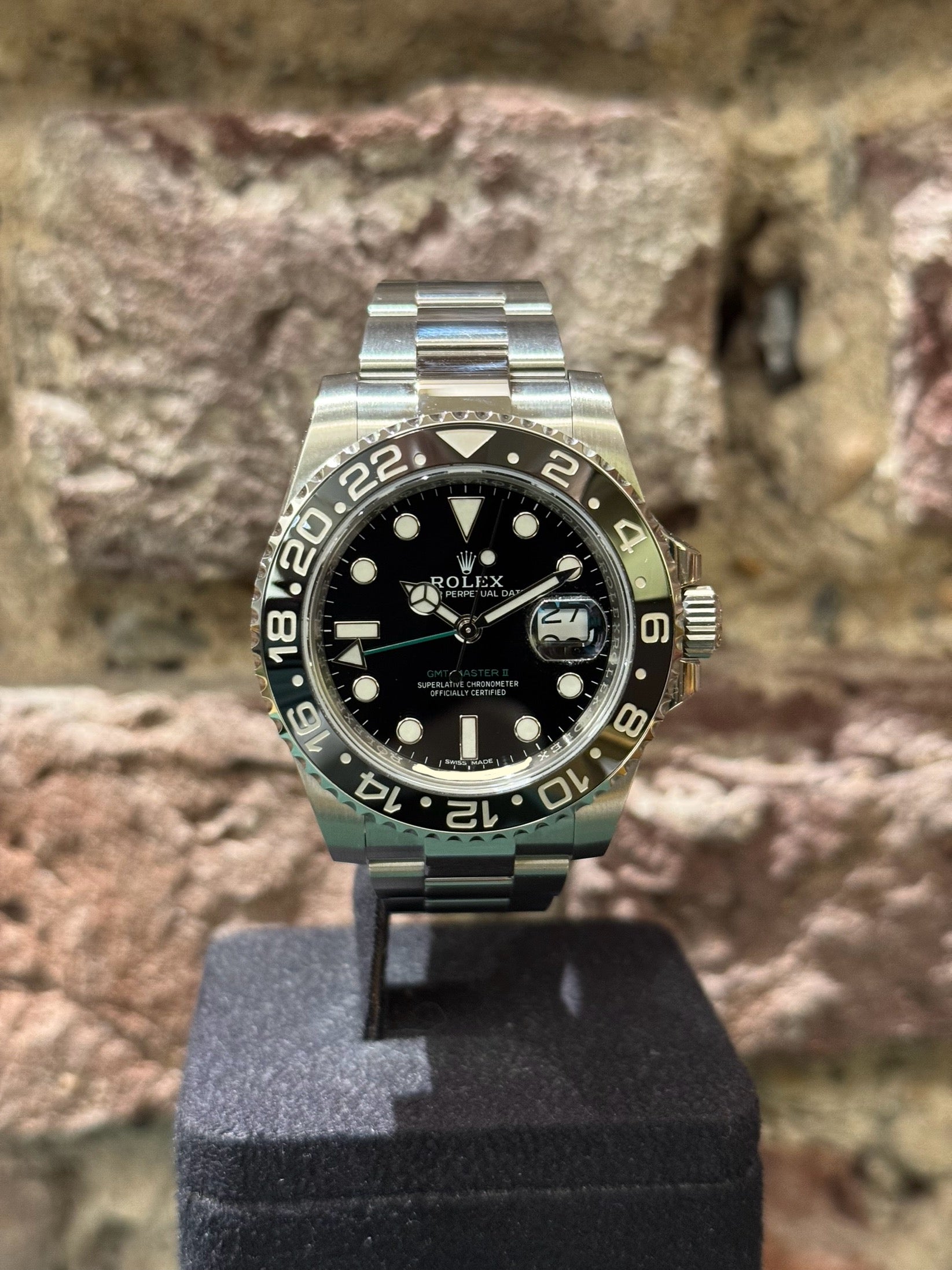 Rolex Gmt Master II - Schwarzes Zifferblatt, Modell 2019, Ref.116710LN