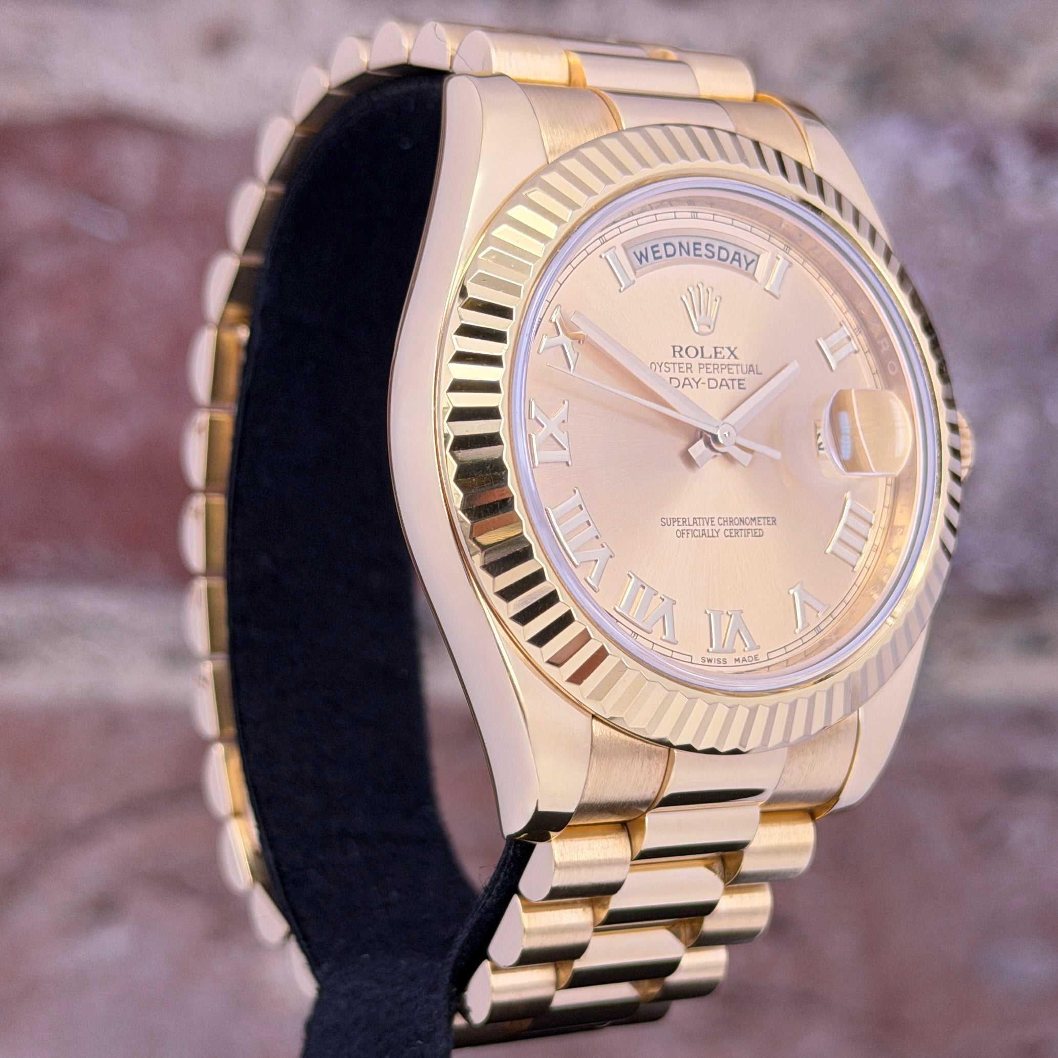 Rolex Daydate 41 - Champagner Zifferblatt, Modell 2012, Ref.218238