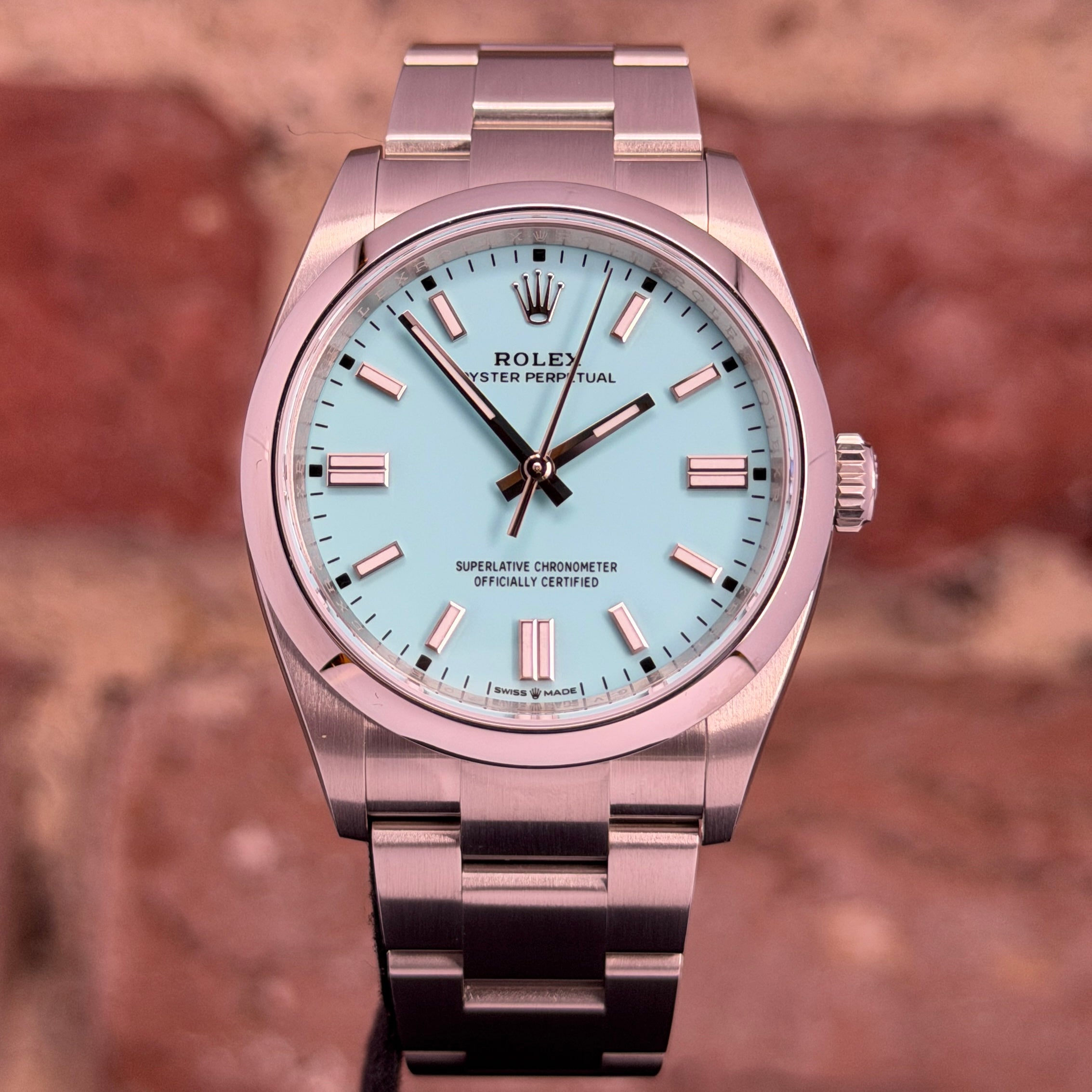 Rolex Oyster Perpetual 36 - Türkises Zifferblatt Tiffany, Modell 2024, Ref.126000