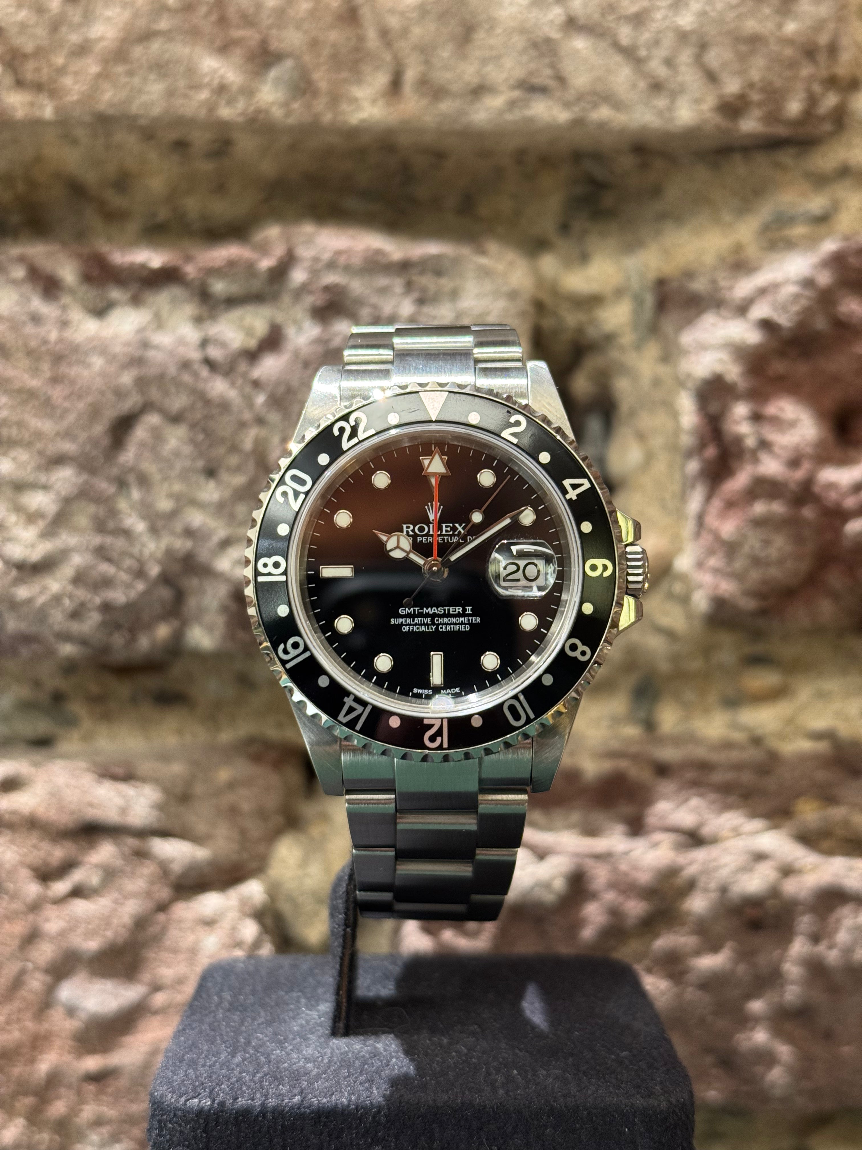 Rolex Gmt Master II - Schwarzes Zifferblatt, Ref.16710