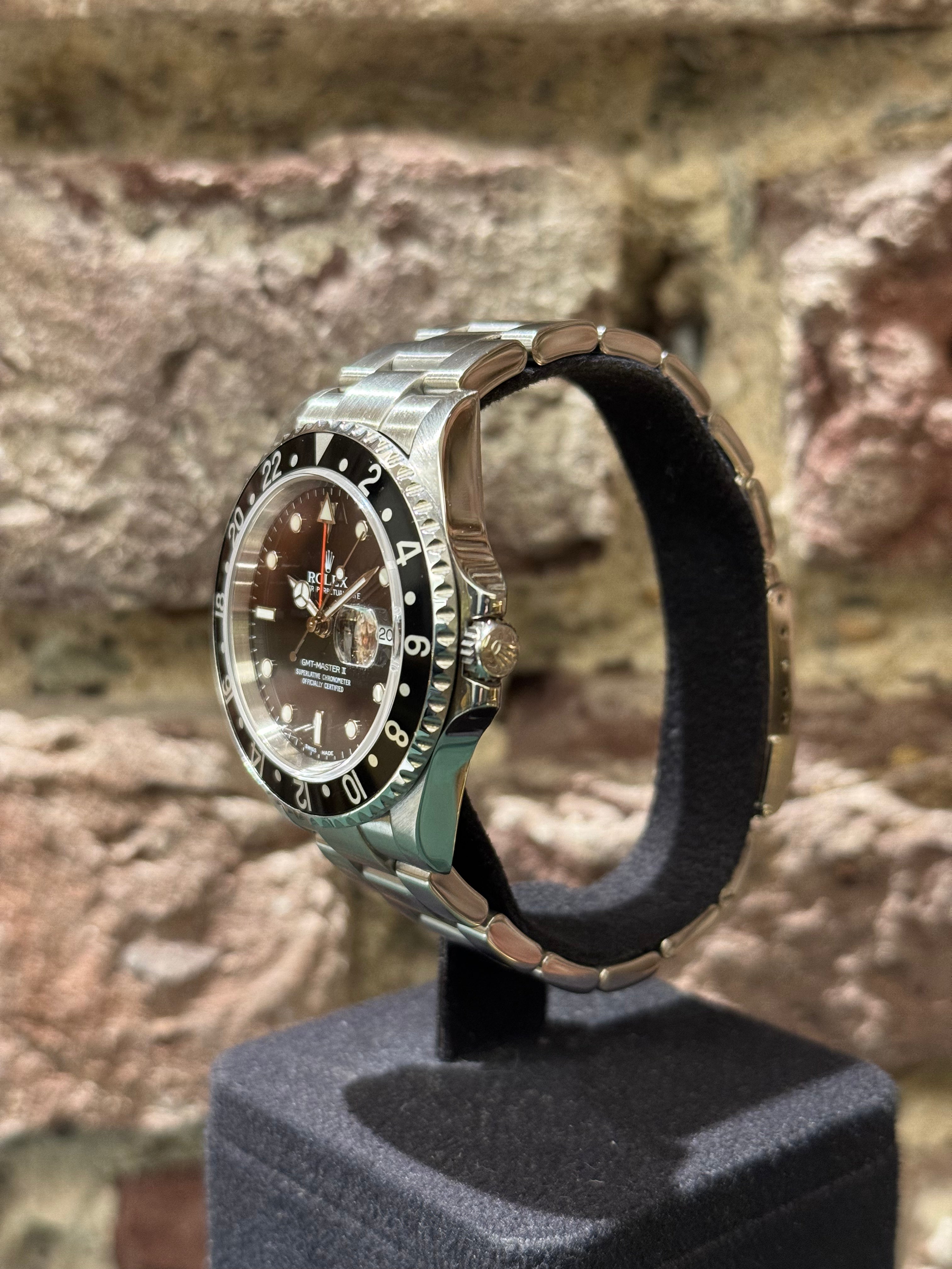 Rolex Gmt Master II - Schwarzes Zifferblatt, Ref.16710