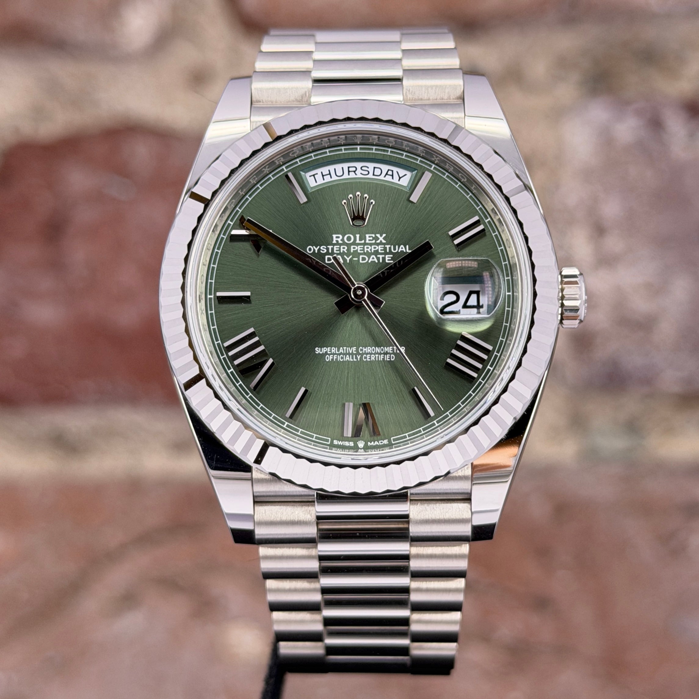 Rolex Day Date 40 – Grünes Zifferblatt , Modell 2022, Ref. 228239
