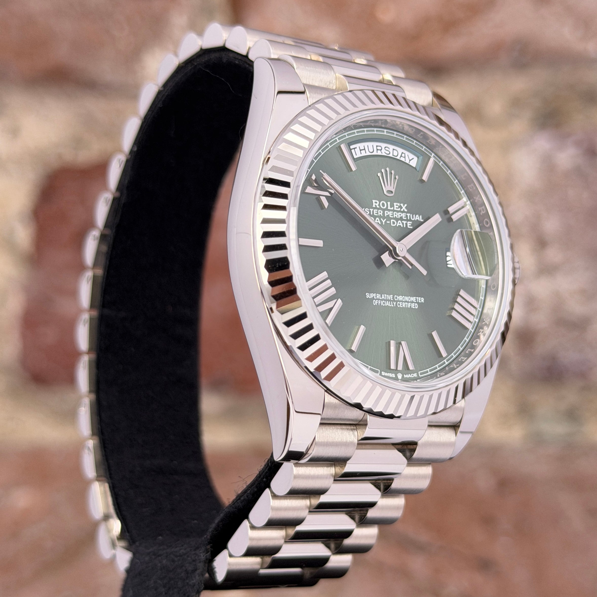 Rolex Day Date 40 – Grünes Zifferblatt , Modell 2022, Ref. 228239
