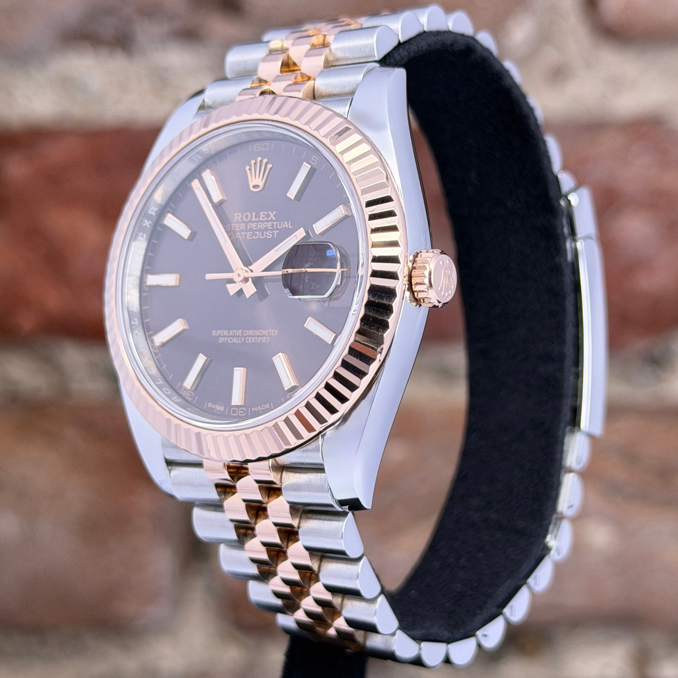 Rolex Datejust 41 – Braunes Zifferblatt `Choco`, Modell 2016 Ref. 126331