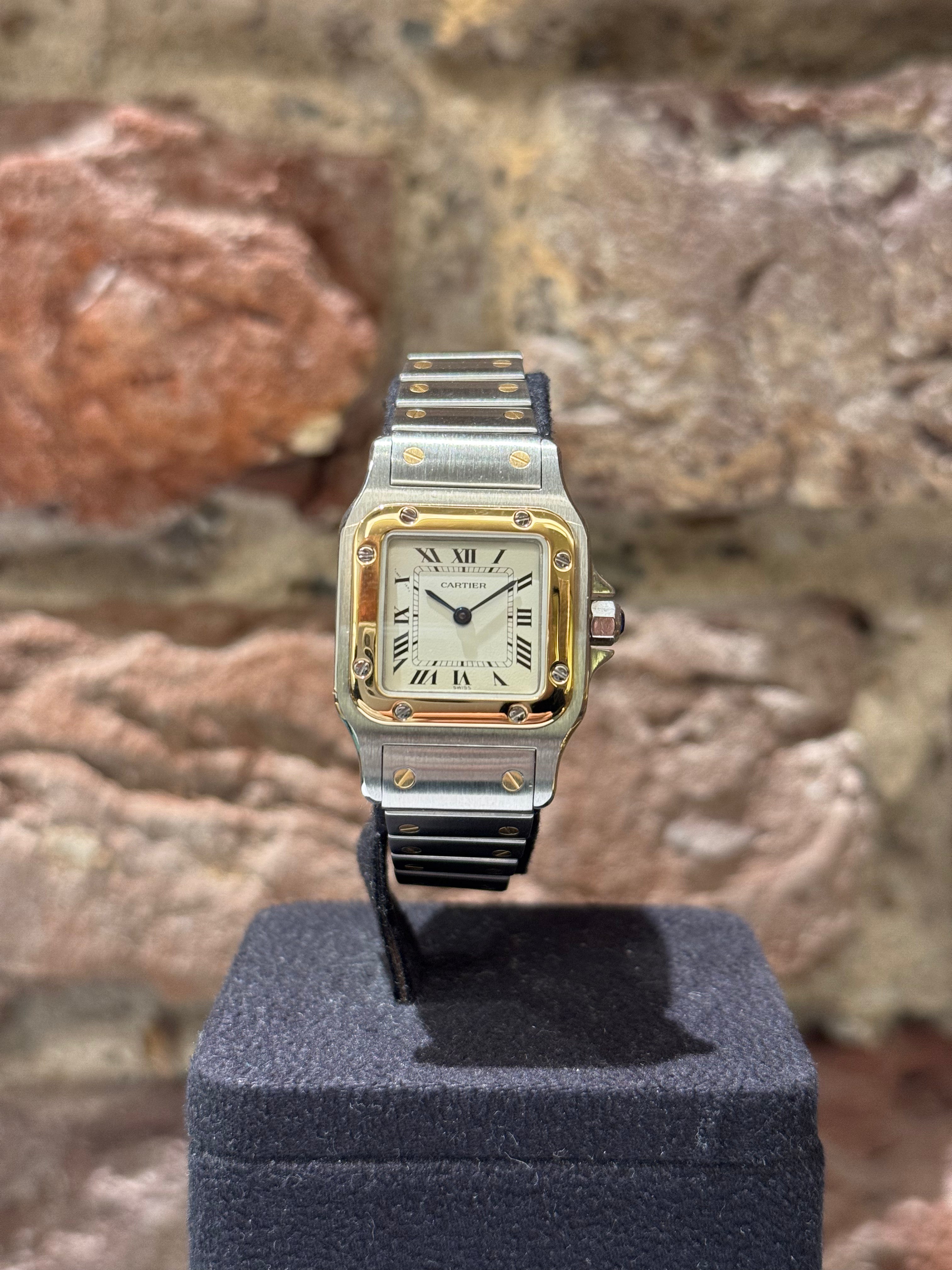 Cartier Santos 24 - Weißes Zifferblatt, Ref.1057930