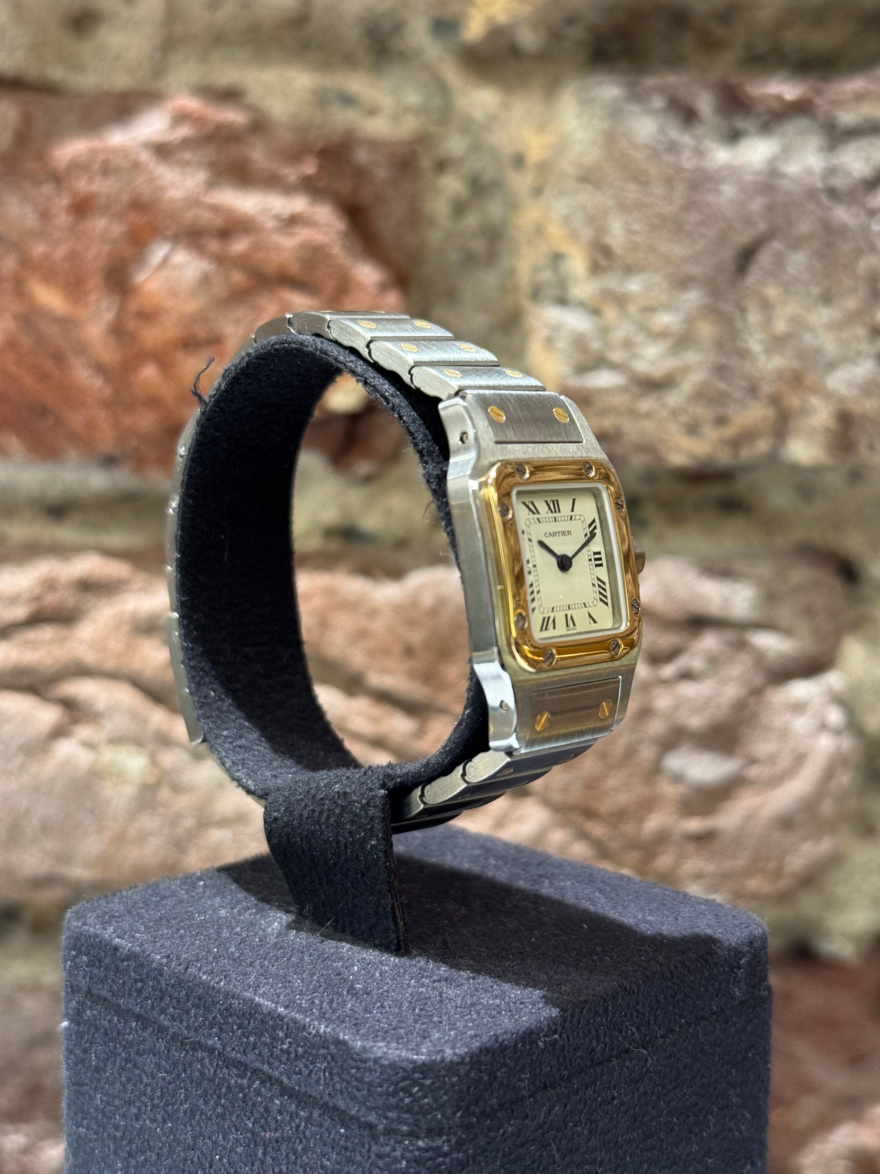 Cartier Santos 24 - Weißes Zifferblatt, Ref.1057930