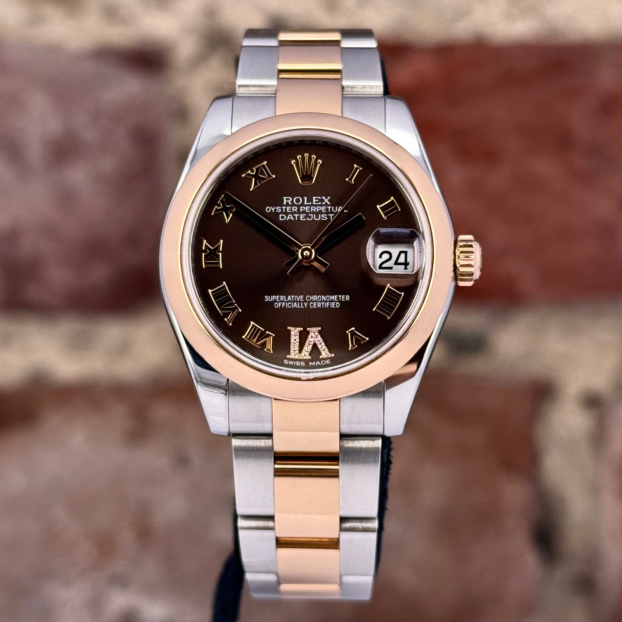 Rolex Datejust 31 - Braunes Zifferblatt `Choco`, Ref.178241, Modell 2016