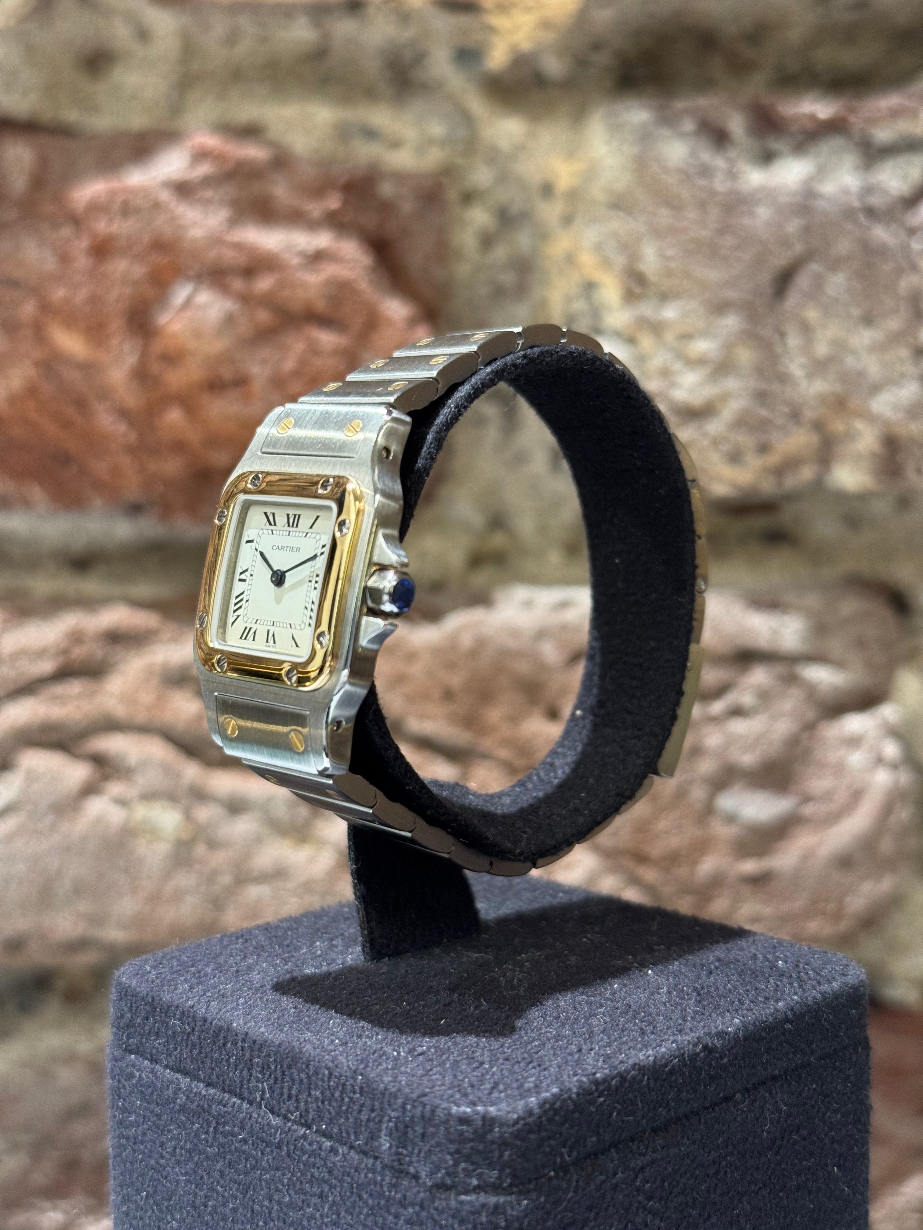 Cartier Santos 24 - Weißes Zifferblatt, Ref.1057930