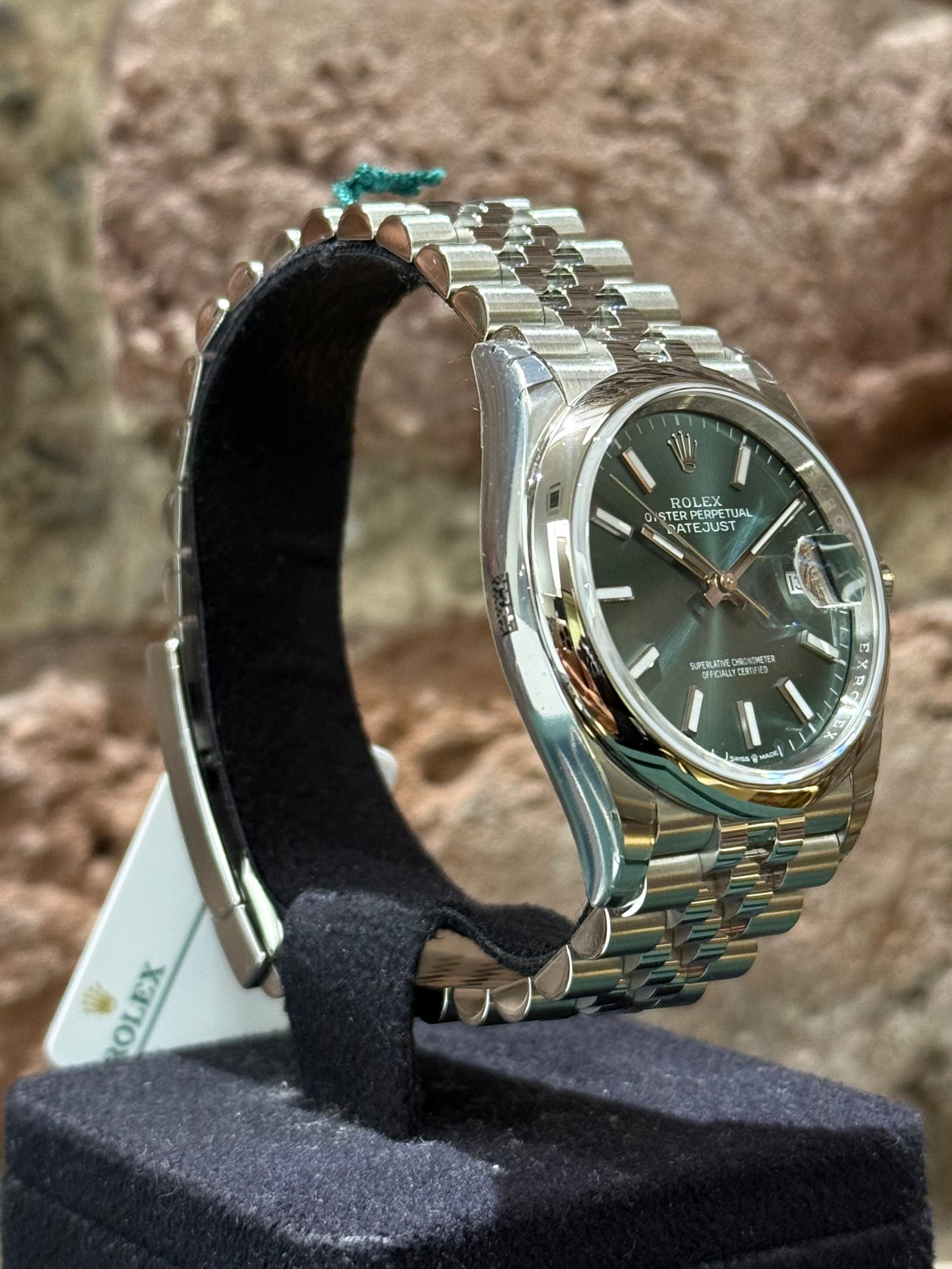 Rolex Datejust 36 - Grünes Zifferblatt, Modell 2025, Ref.126200