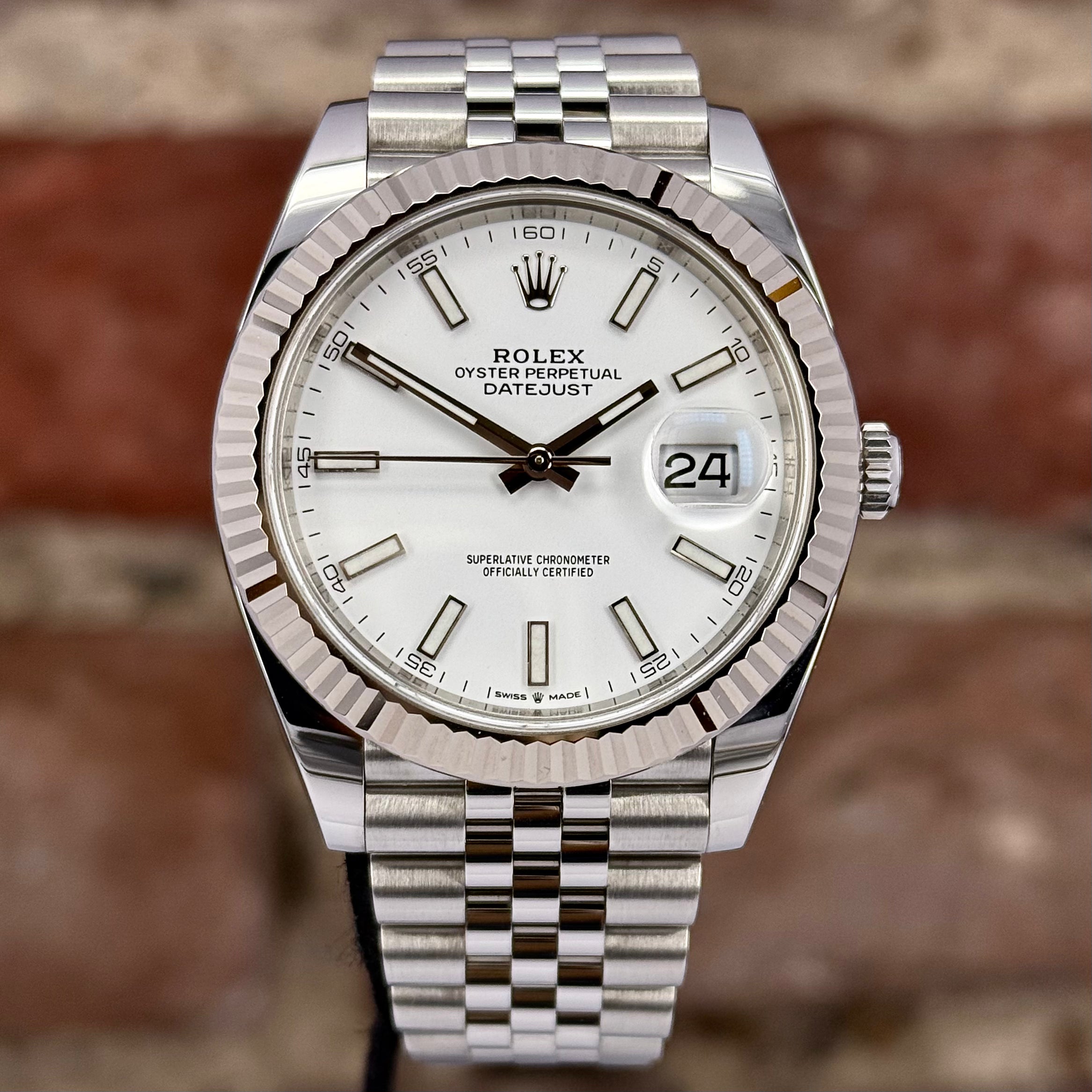 Rolex Datejust 41 - Weißes Zifferblatt, Modell 2021, Ref.126334