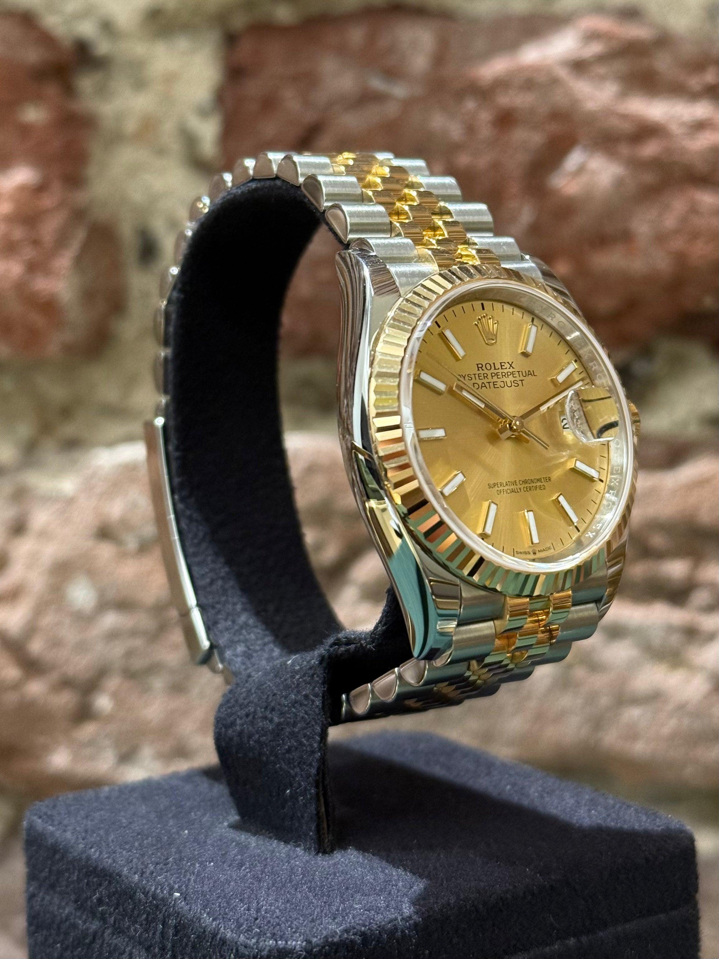Rolex Datejust 36 - Champagner Zifferblatt, Modell 2025, Ref.126233