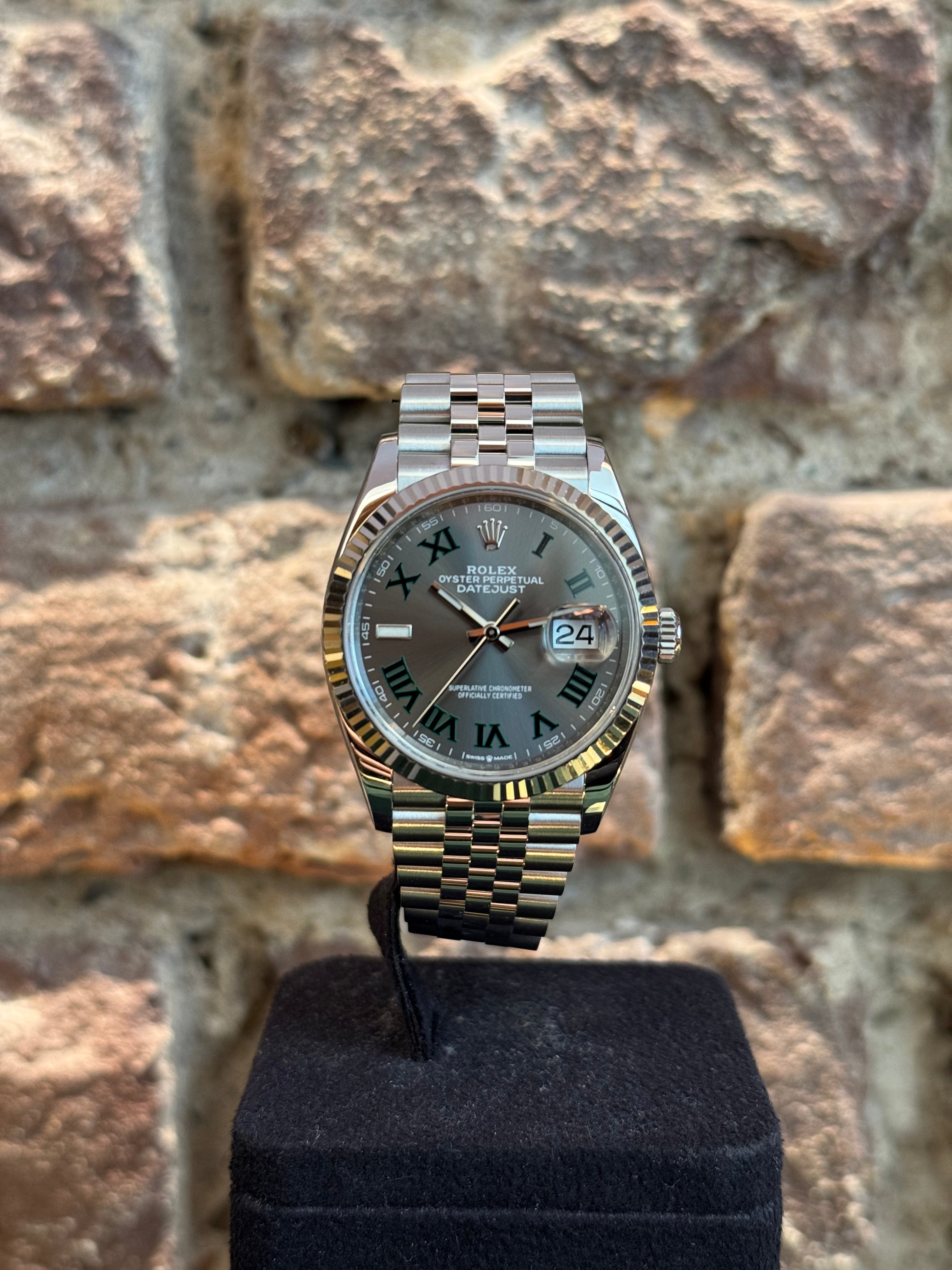 Rolex Datejust 36 – Graues Zifferblatt Wimbledon, Modell 2025 Ref. 126234