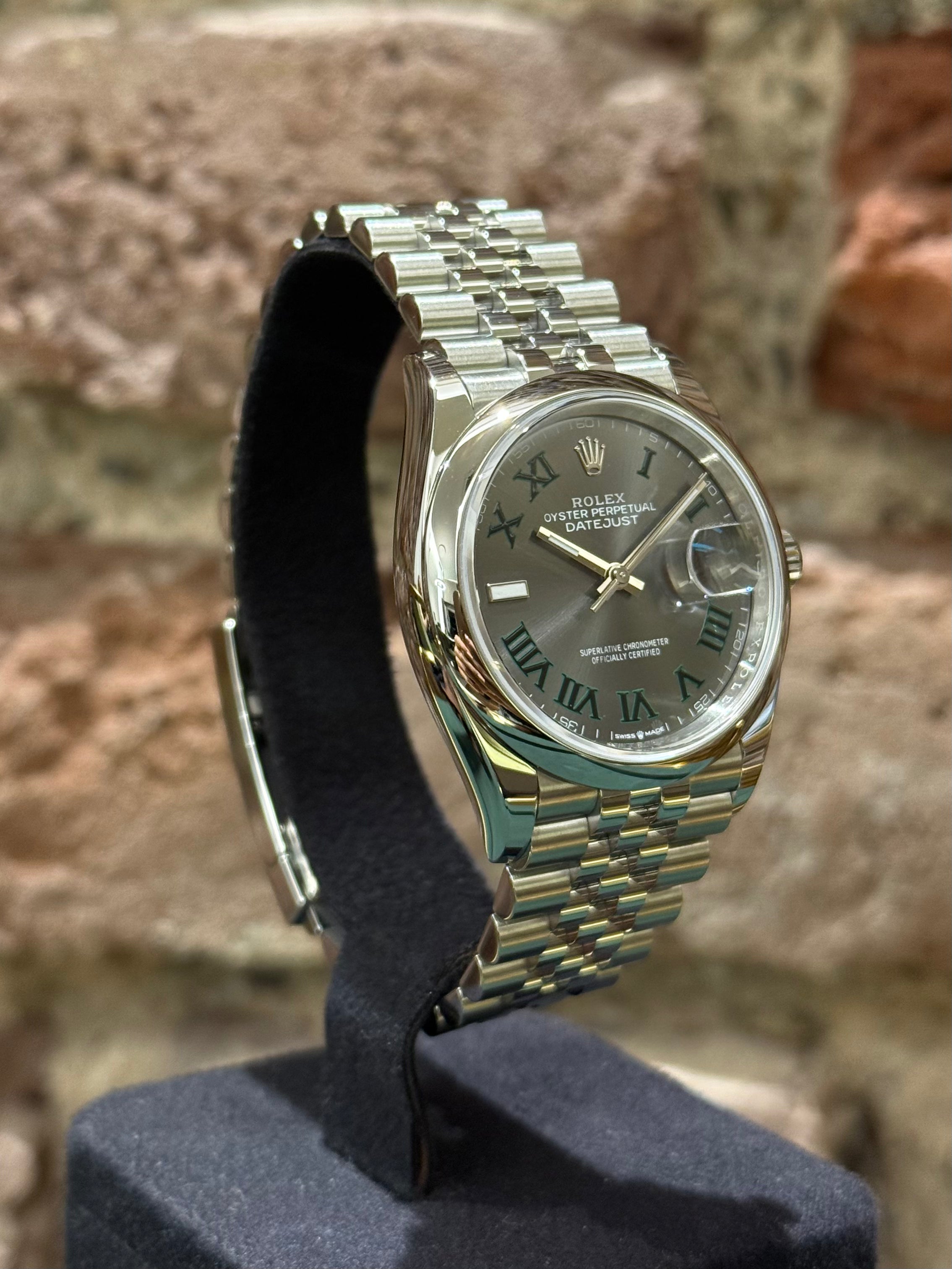 Rolex Datejust 36 - Graues Zifferblatt Wimbledon, Modell 2025, Ref. 126200