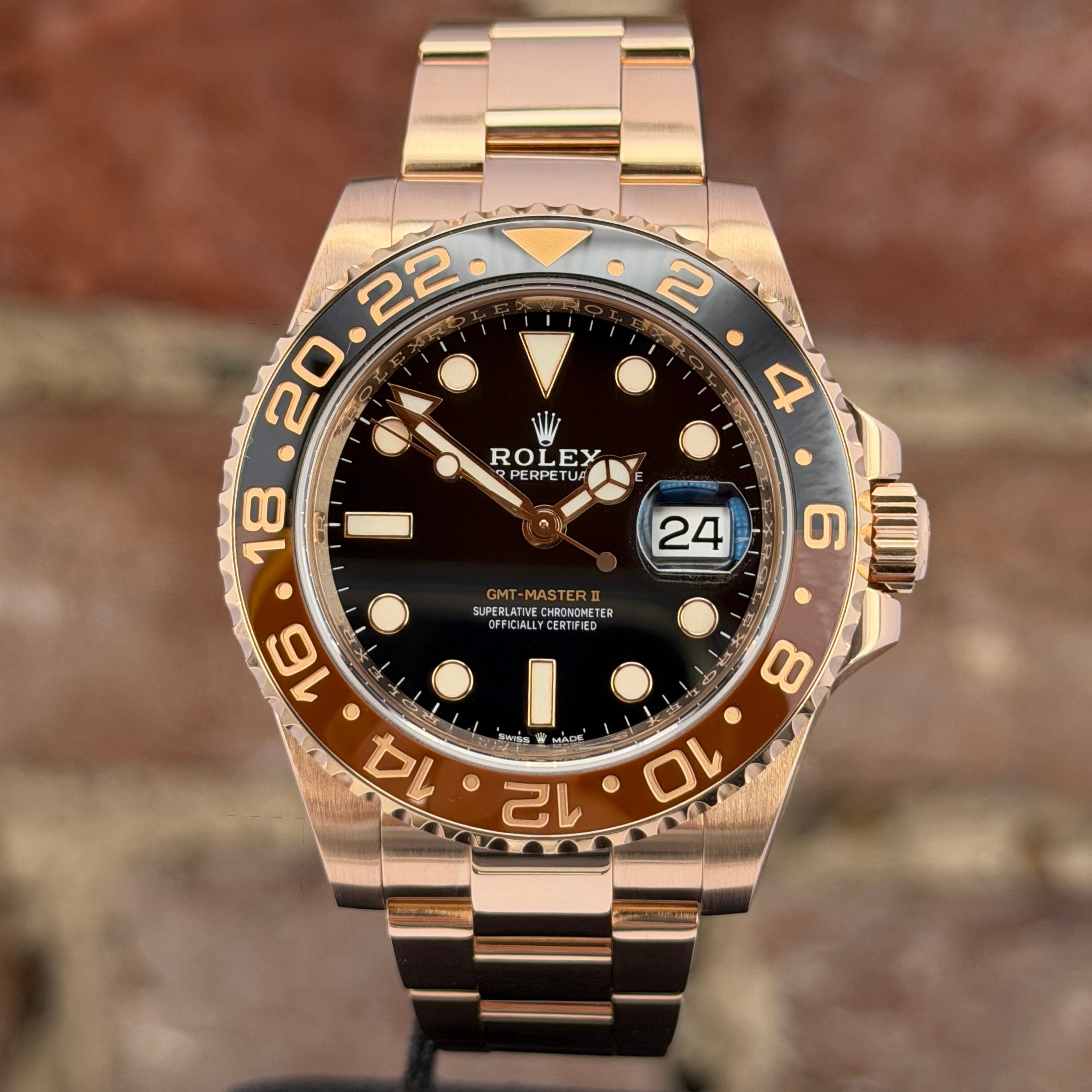 Rolex Gmt-Master II - Schwarzes Zifferblatt, Modell 2020, Ref. 126715CHNR