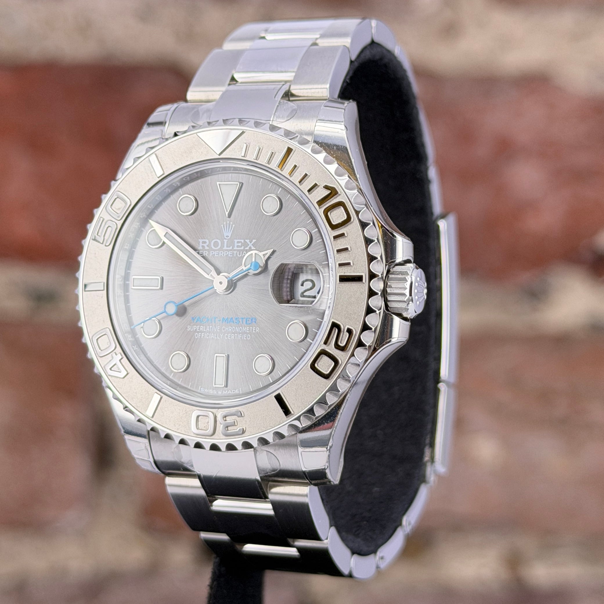 Rolex Yachtmaster 37 - Rhodium Zifferblatt, Modell 2022, Ref.268622