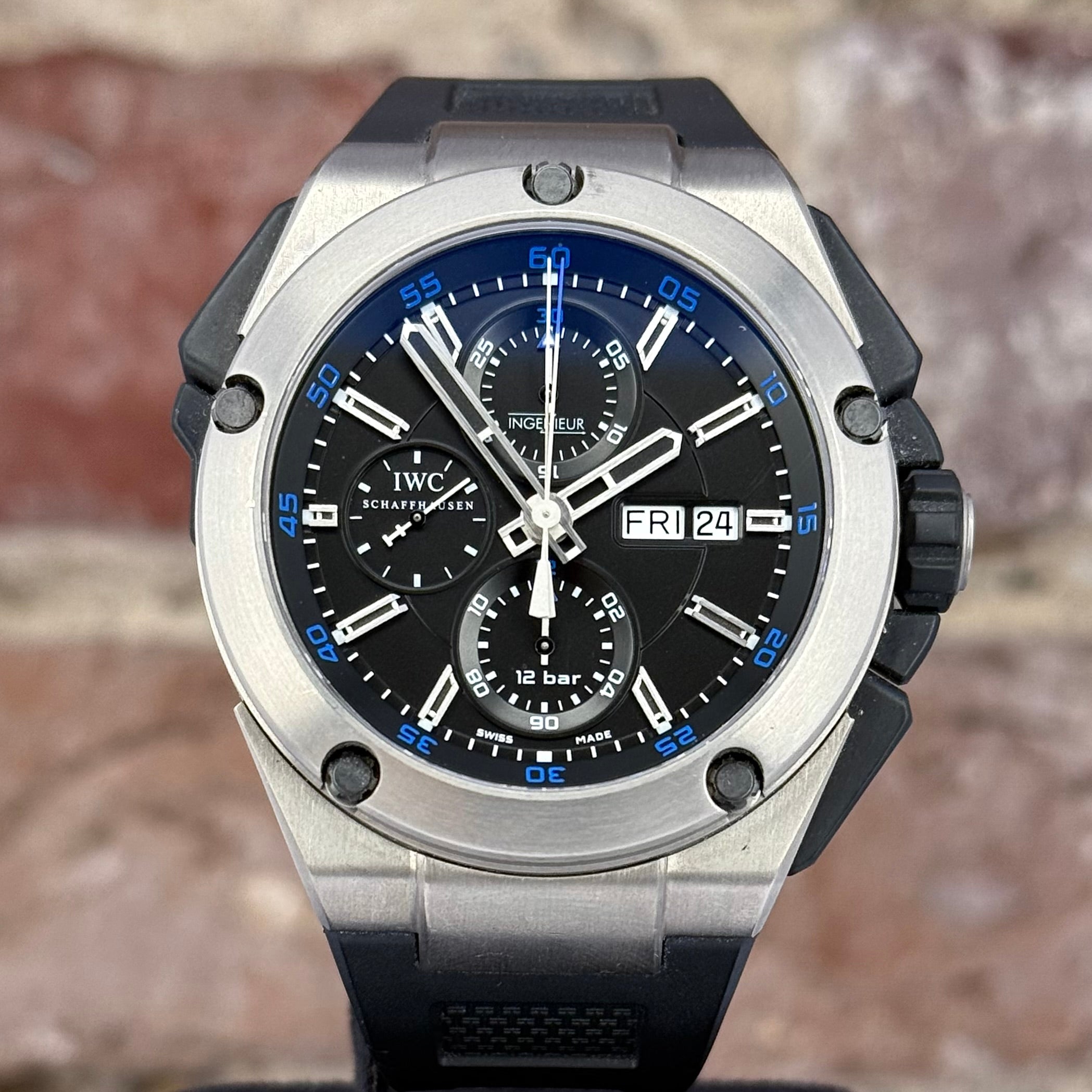 IWC Chronograph - Schwarzes Zifferblatt, Modell 2011, Ref. IW376501