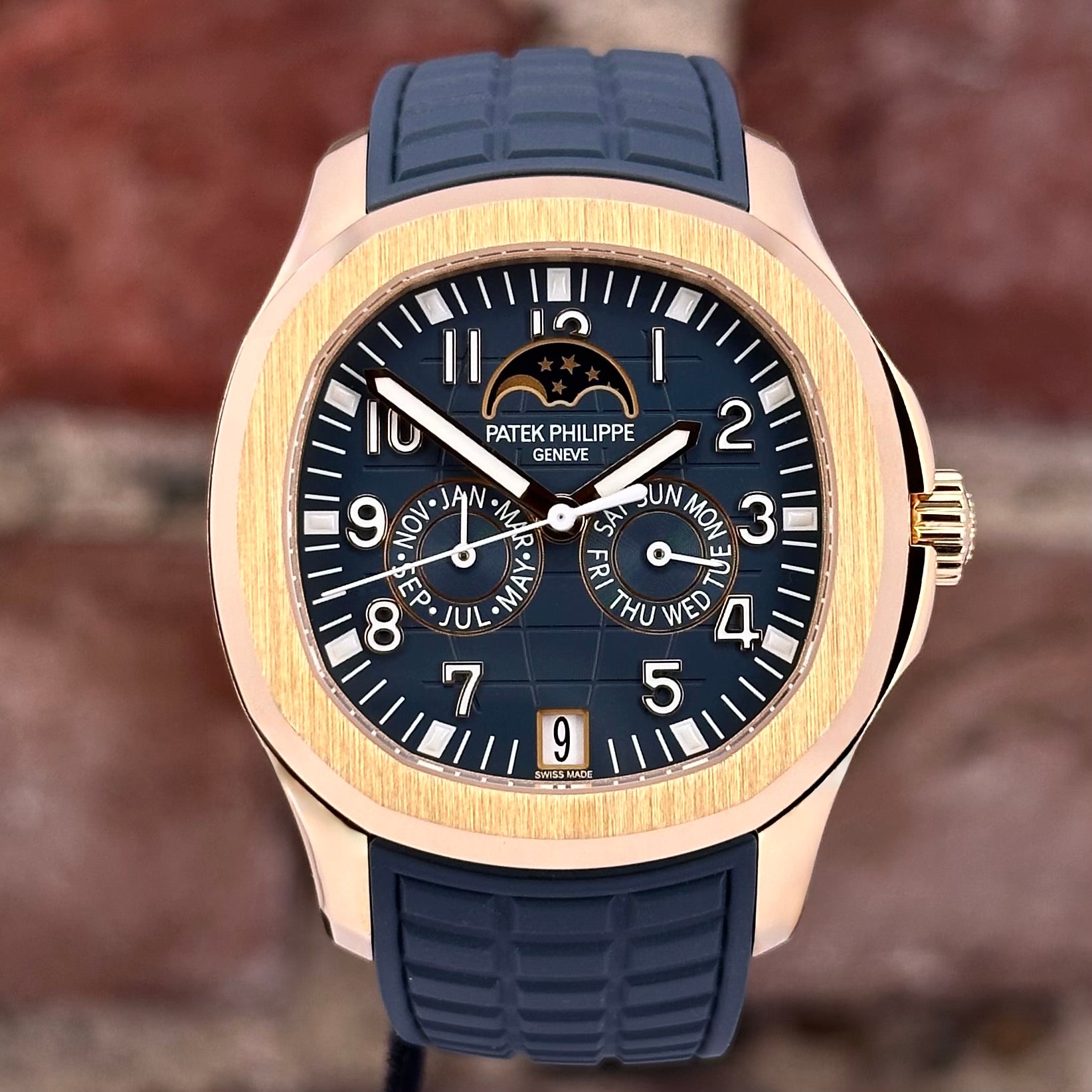 Patek Philippe Aquanaut- Blau/Graues Zifferblatt, Modell 2024, Ref.5261R