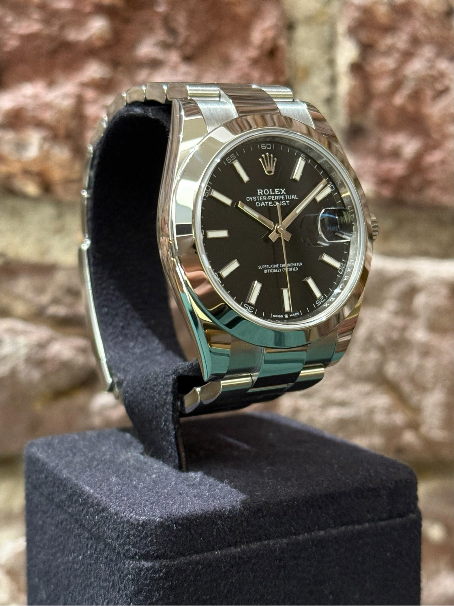 Rolex Datejust 41 – Schwarzes Zifferblatt, Modell 2024, Ref. 126300