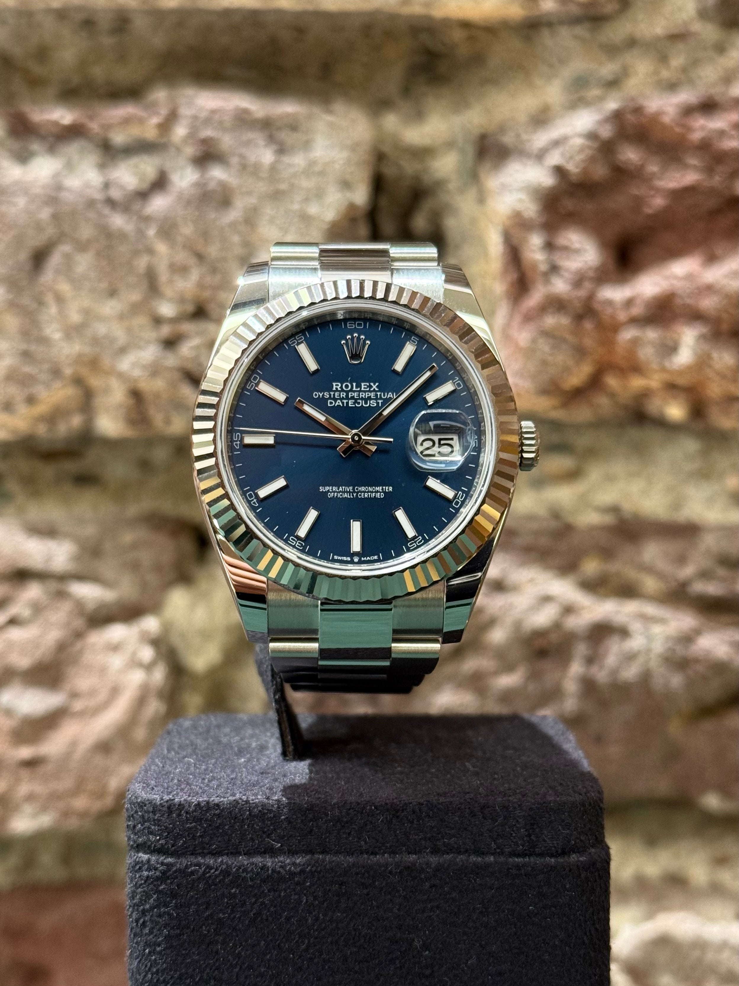 Rolex Datejust 41 – Blaues Zifferblatt, Modell 2025 Ref. 126334