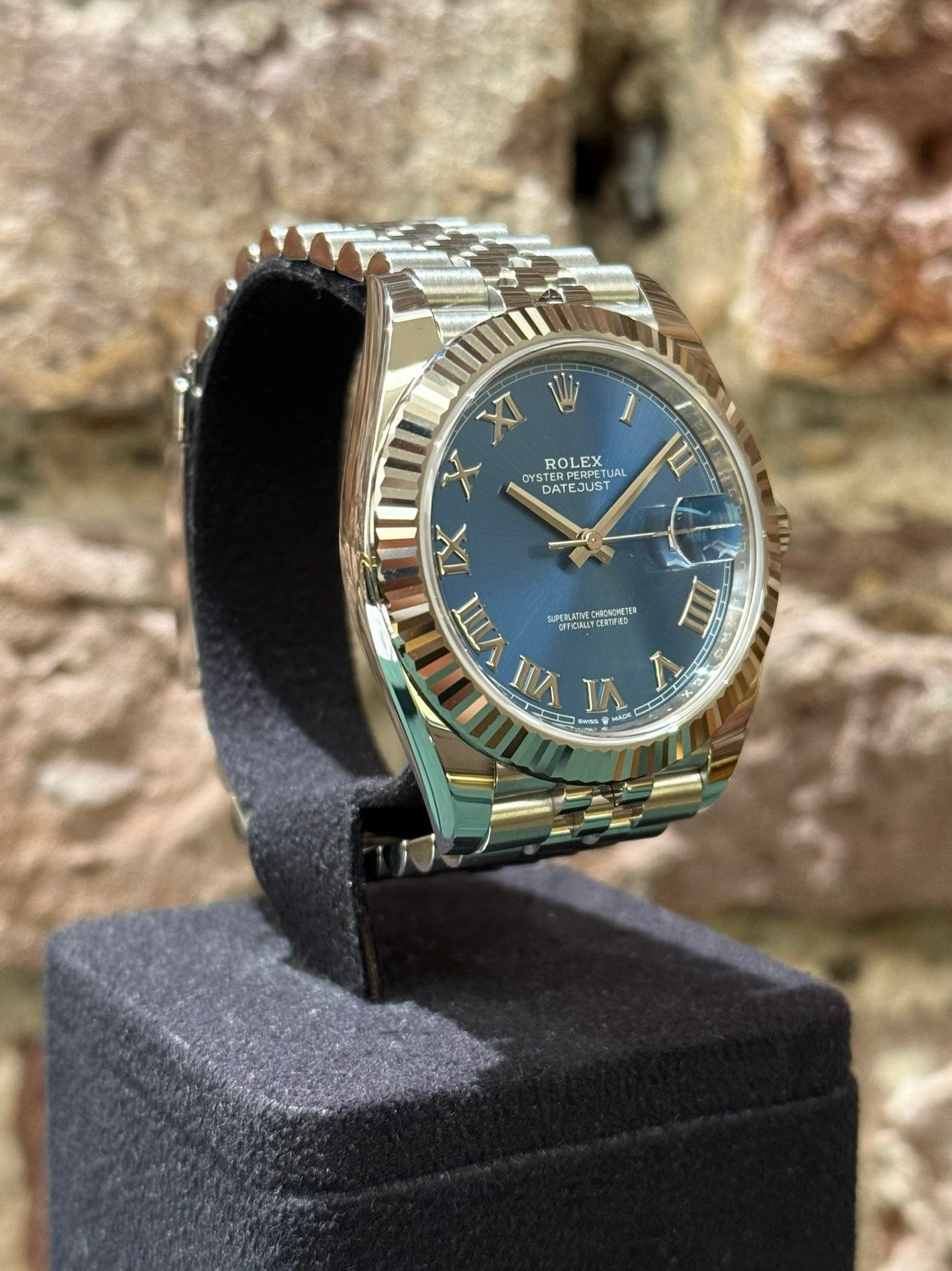 Rolex Datejust 41 - Blaues Zifferblatt Azurro, Modell 2025, Ref.126334