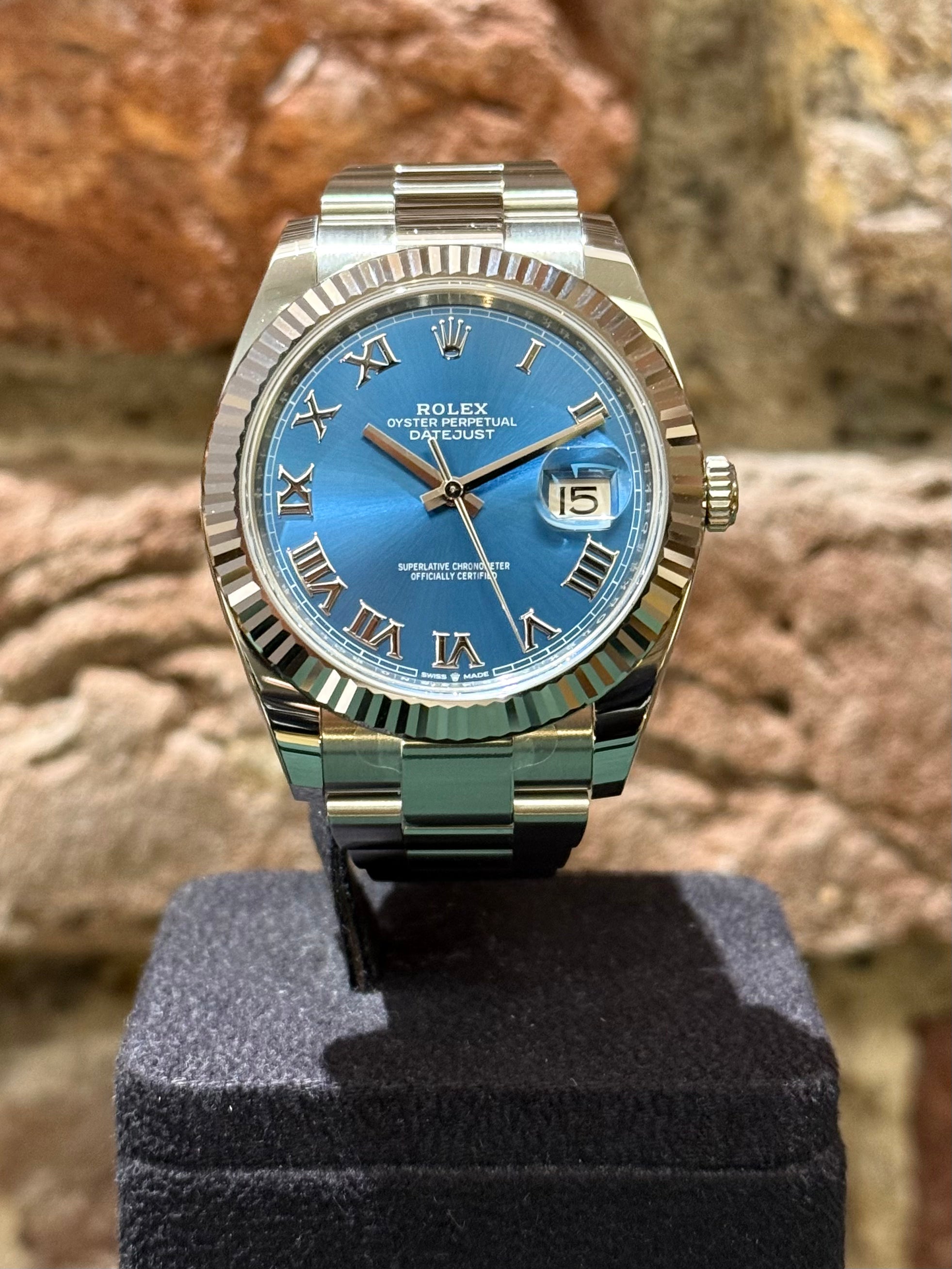 Rolex Datejust 41 -  Blaues Zifferblatt, Modell 2021, Ref. 126334