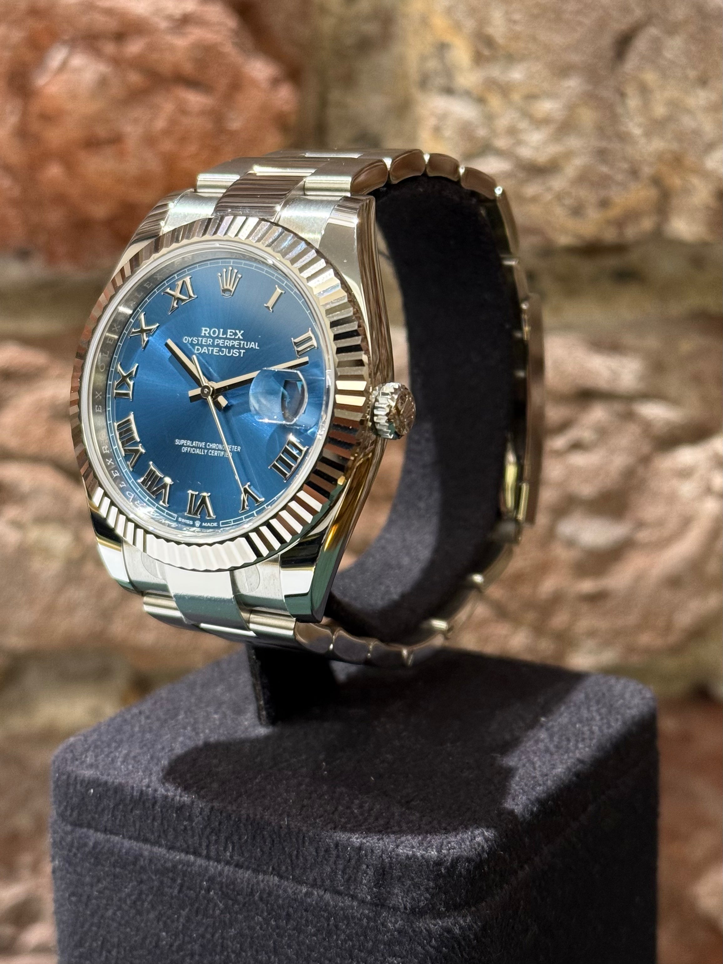 Rolex Datejust 41 -  Blaues Zifferblatt, Modell 2021, Ref. 126334