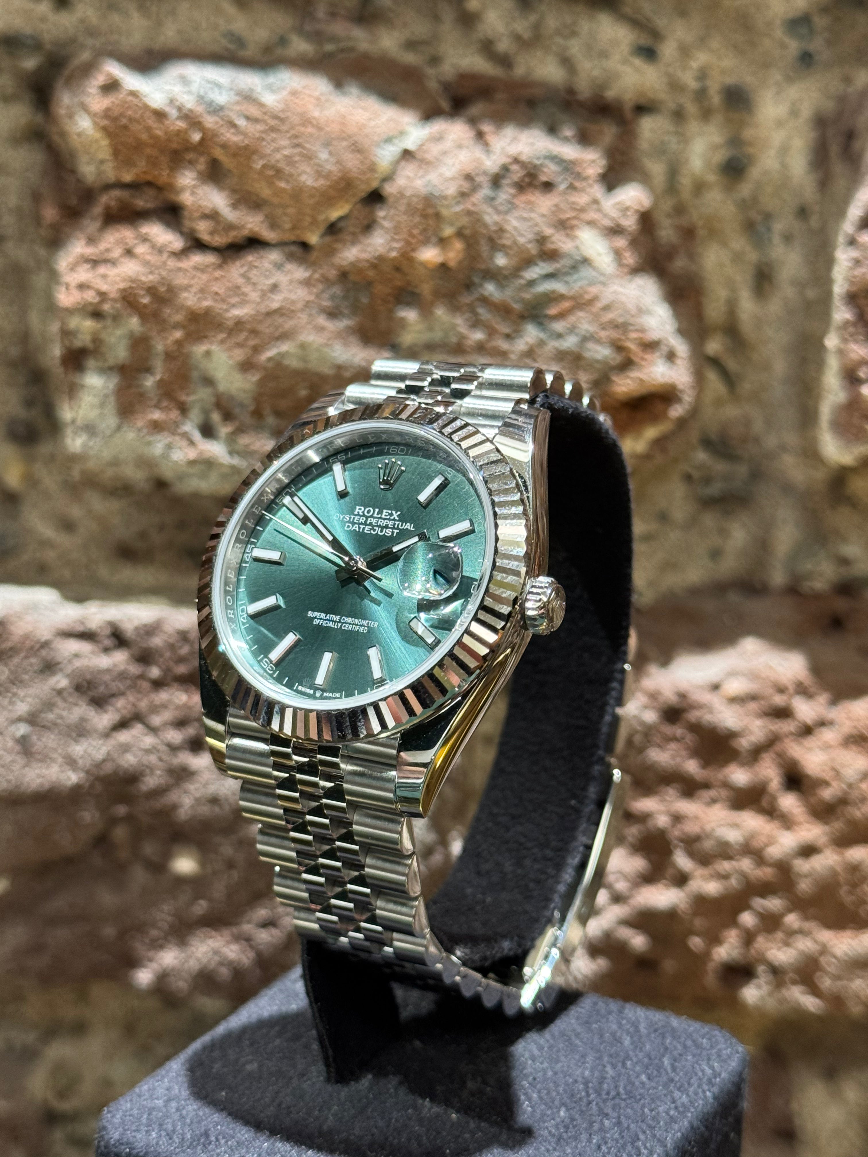 Rolex Datejust 41 - Grünes Zifferblatt, Modell 2022, Ref.126334