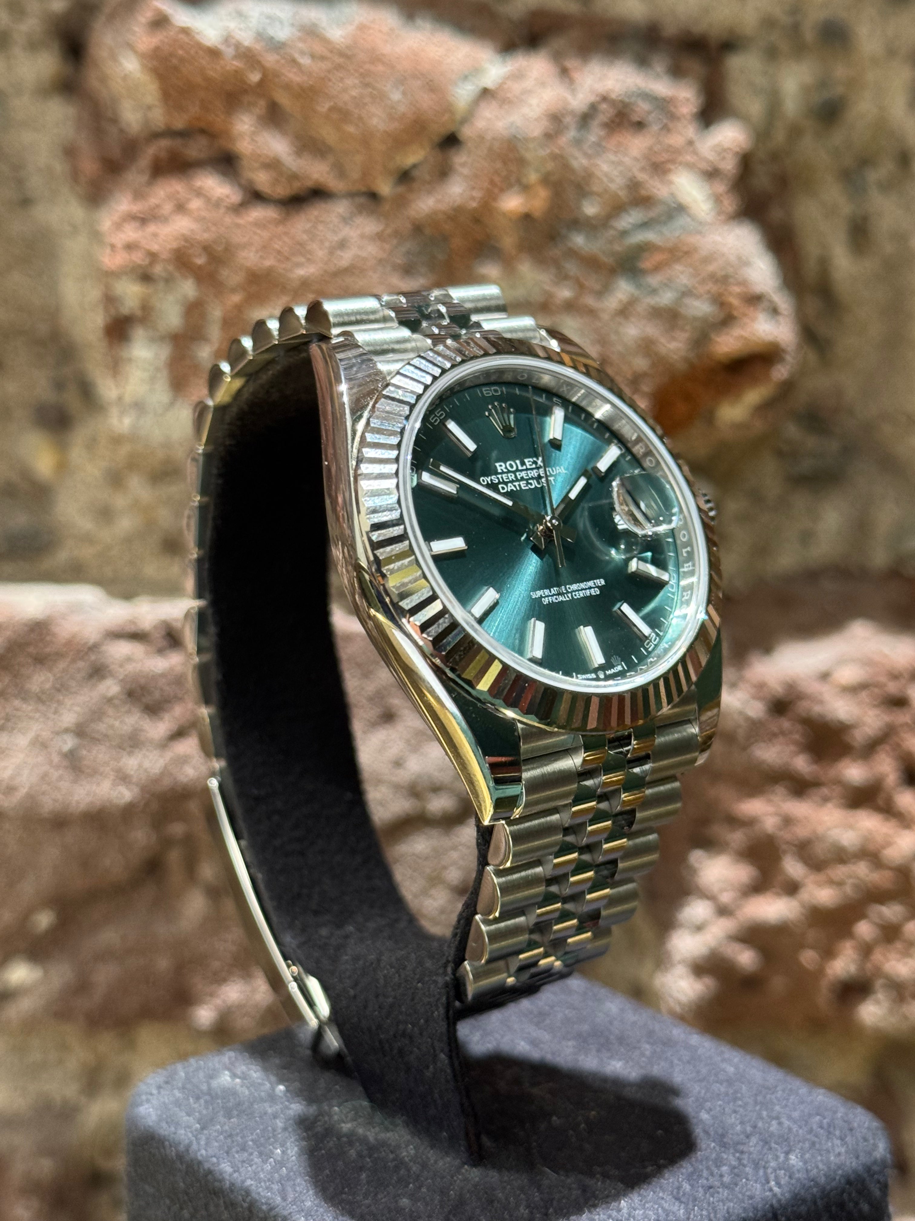 Rolex Datejust 41 - Grünes Zifferblatt, Modell 2022, Ref.126334