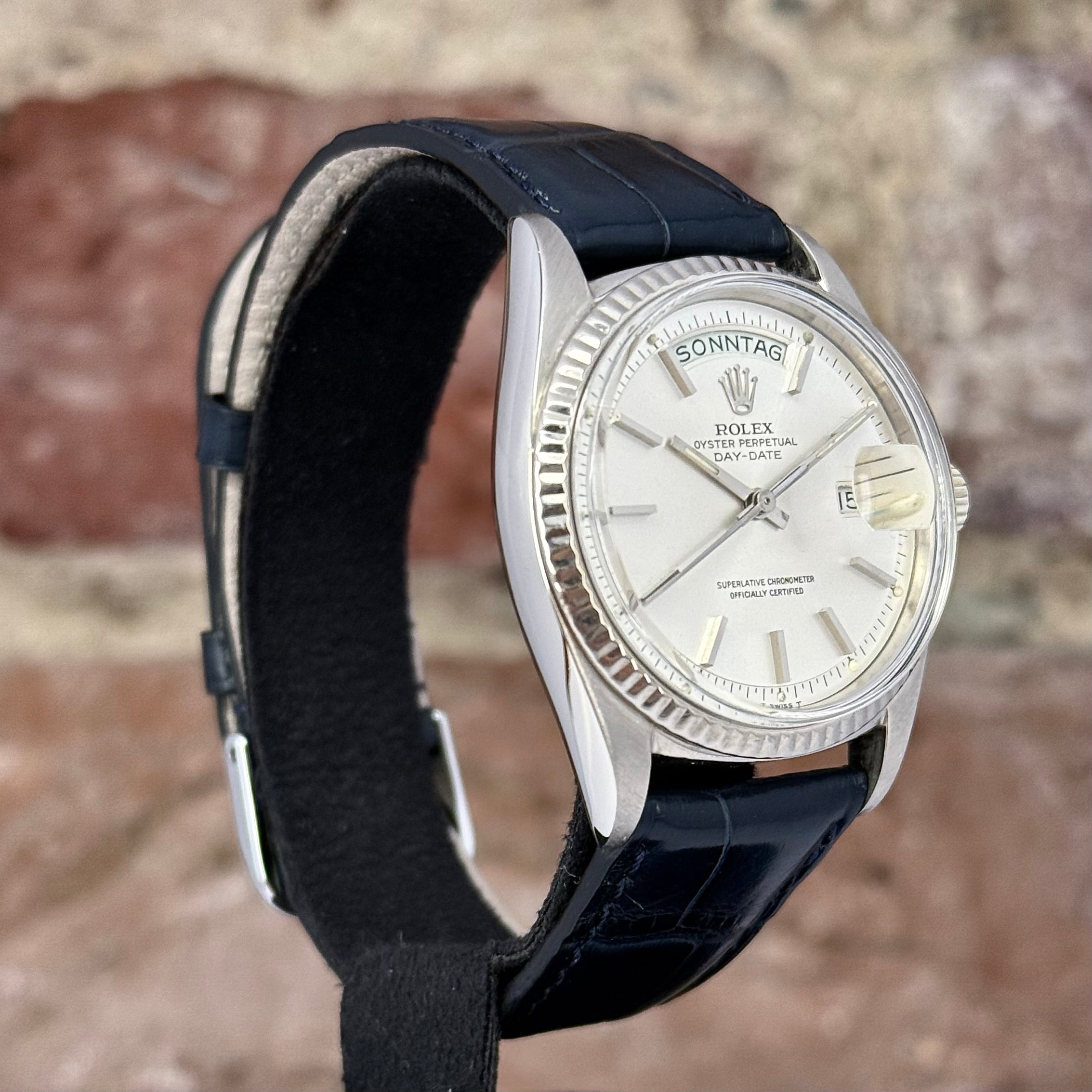 Rolex Daydate 36 - Silbernes Ziffernblatt, Ref. 1803