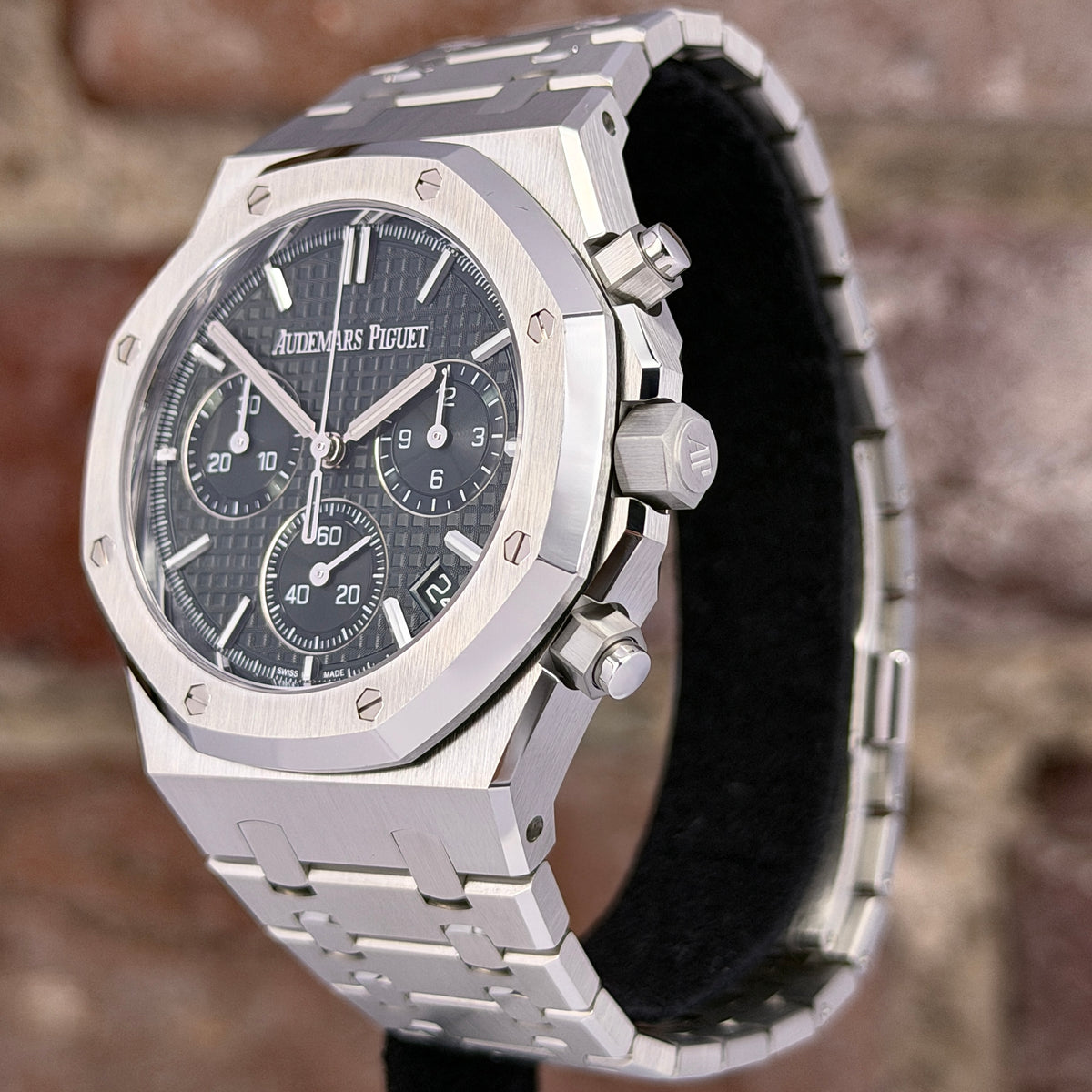 Audemars Piguet Royal Oak Chronograph -  Grünes Zifferblatt, Modell 2026, Ref. 26240ST.OO.1320ST.08