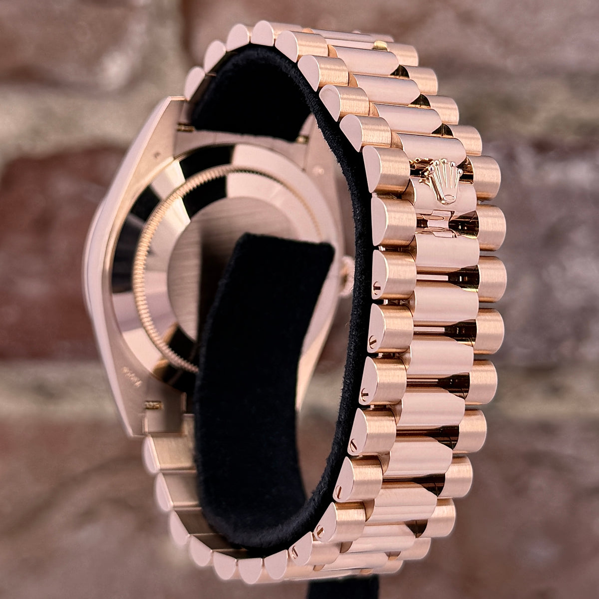 Rolex Daydate 40 - Braunes Baguette Zifferblatt, Modell 2022, Ref. 228235
